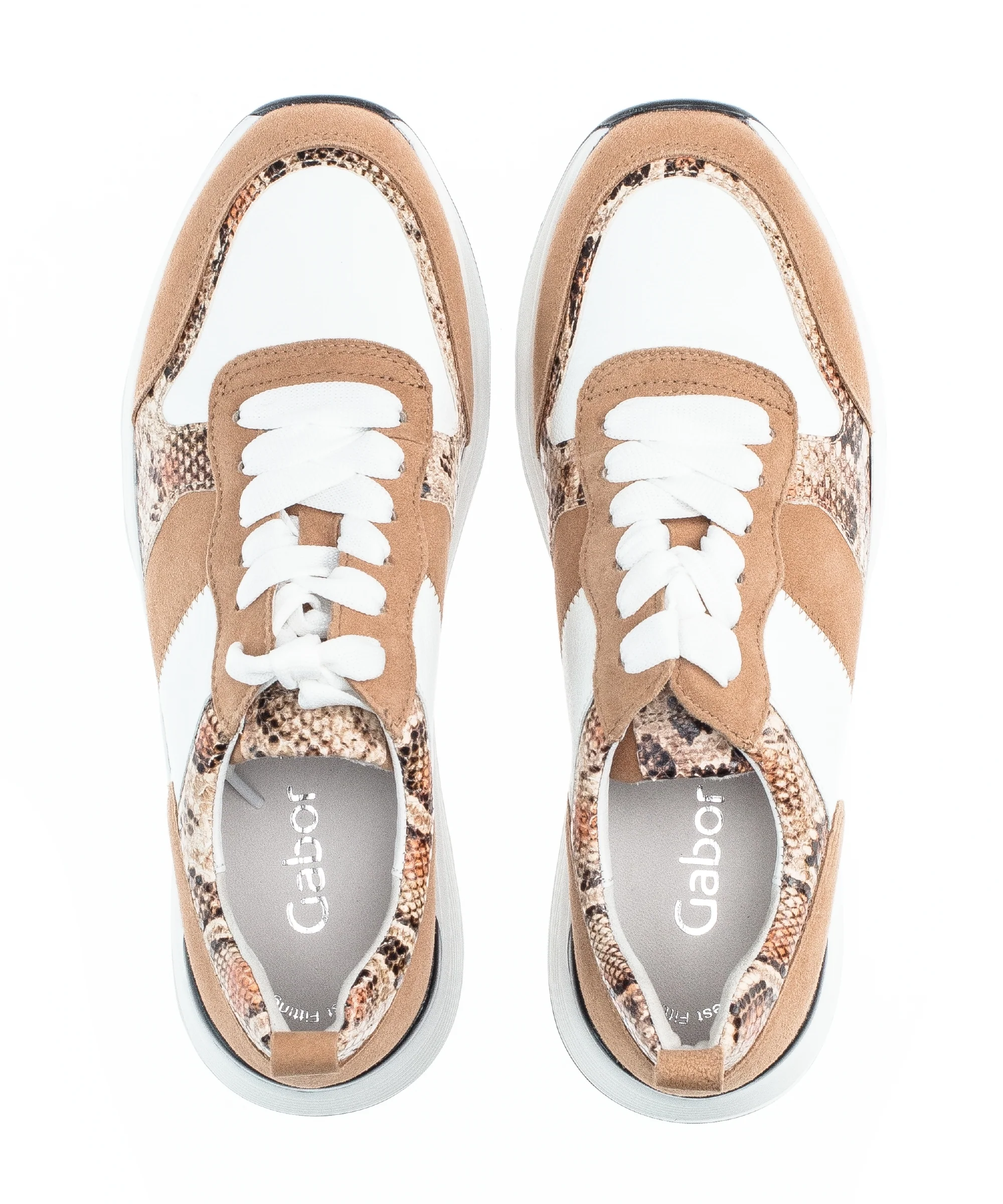 Baskets beiges en daim - Image 3