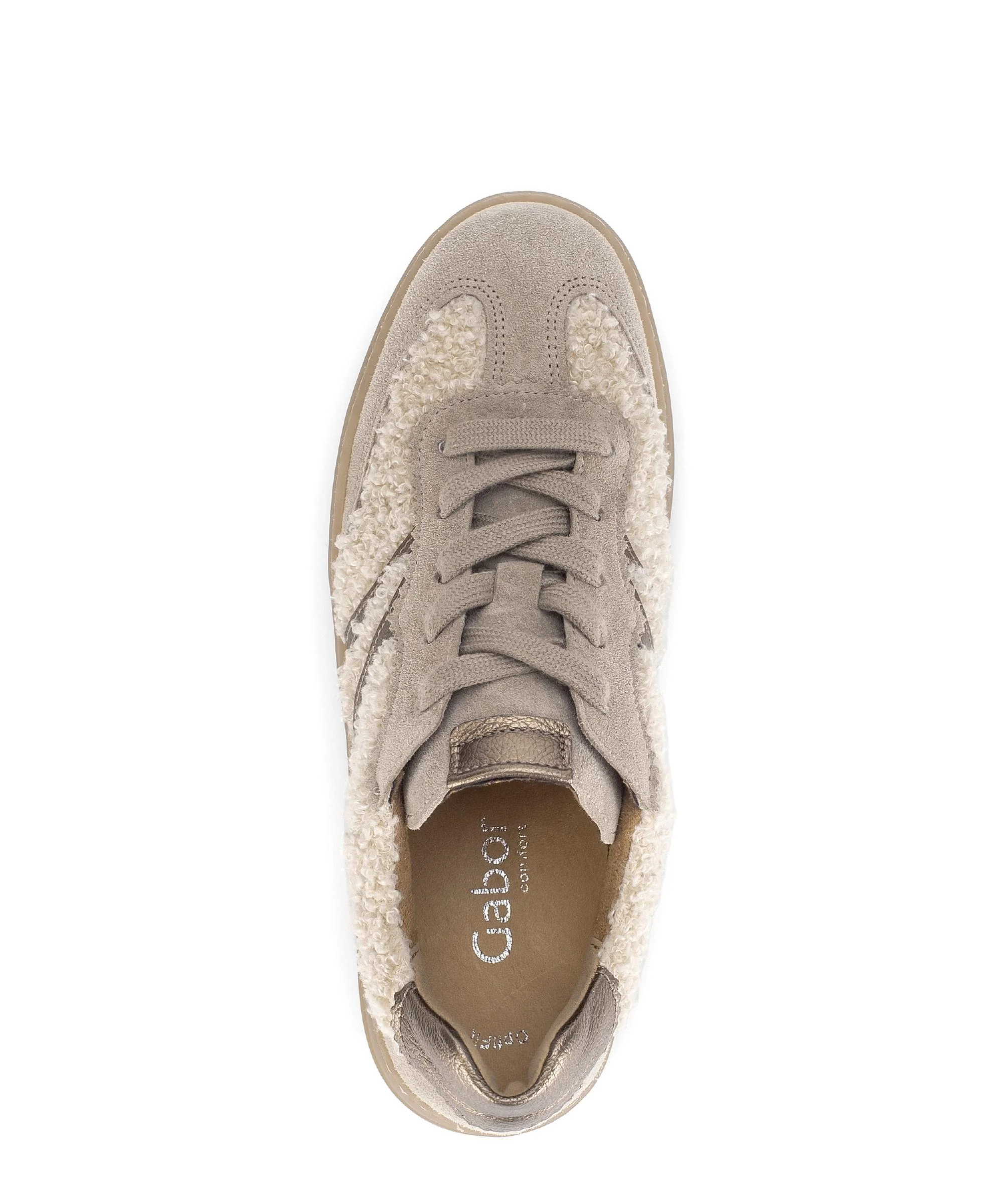 Baskets beiges en textile - Image 3