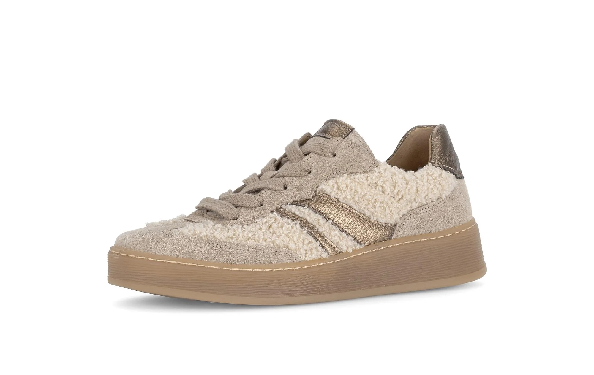 Baskets beiges en textile - Image 6