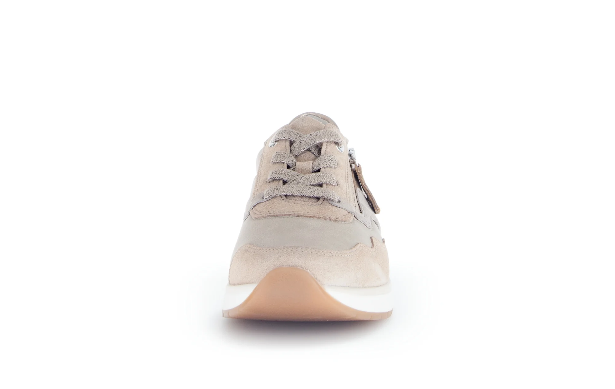Baskets beiges en Textile et Nubuck (adaptées Hallux Valgus) - Image 5