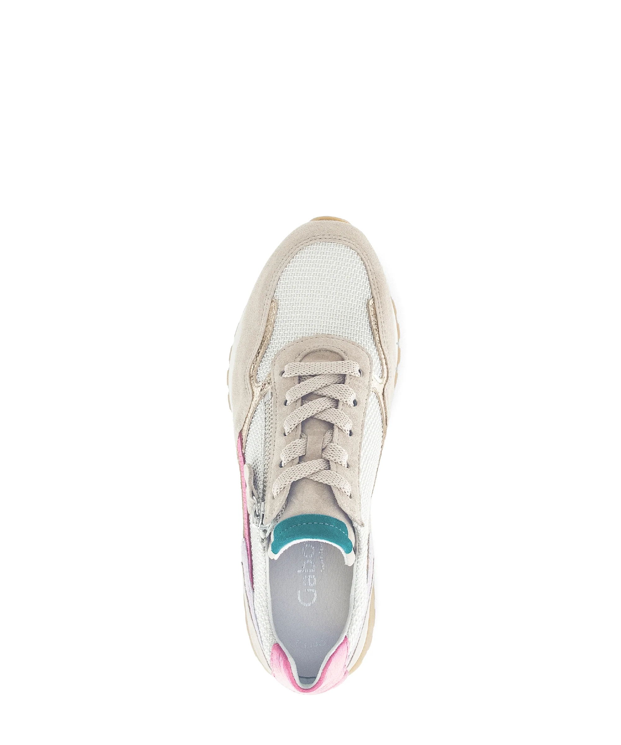 Baskets beiges en textile - Image 3