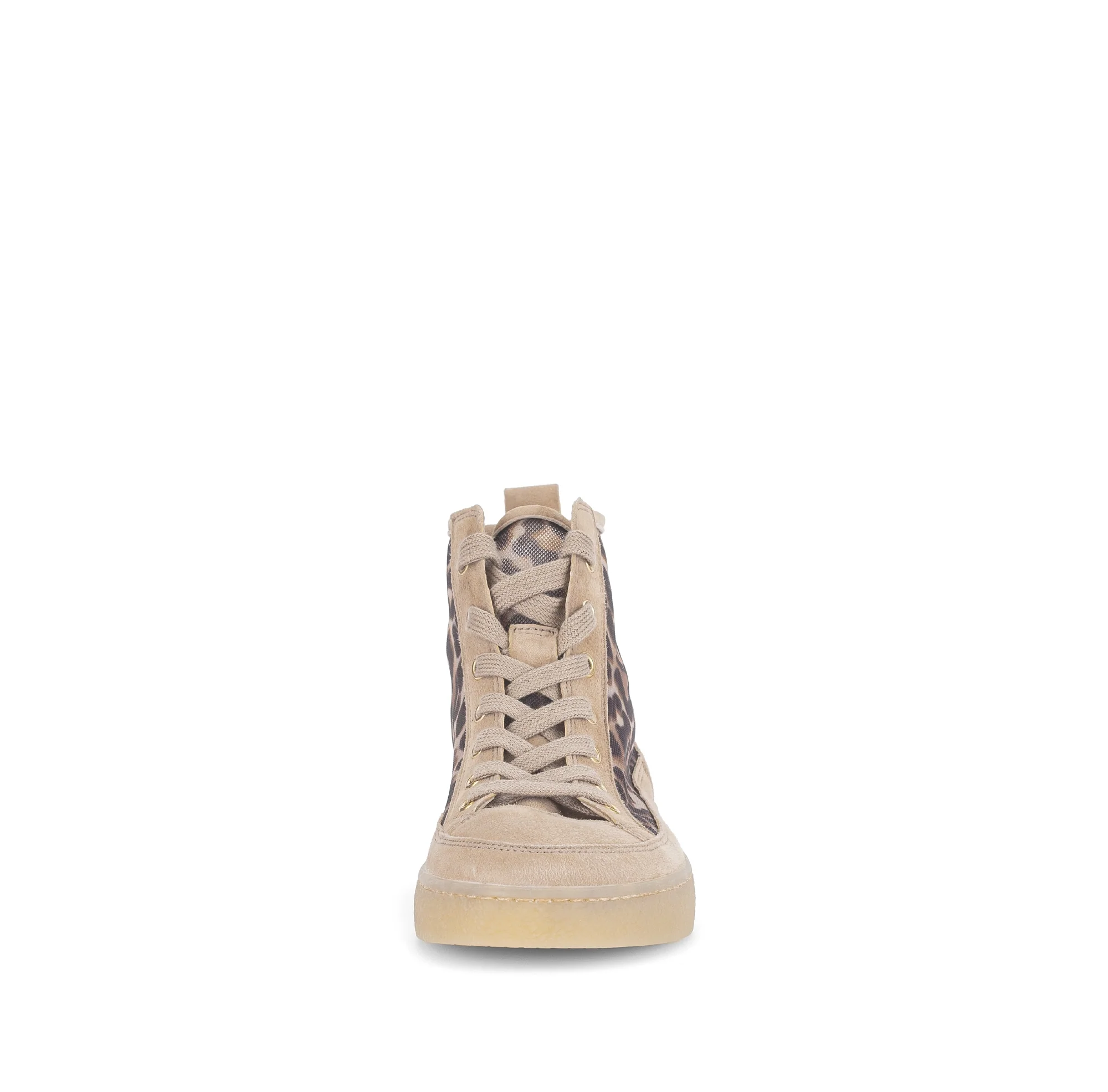 Baskets beiges en velours - Image 5
