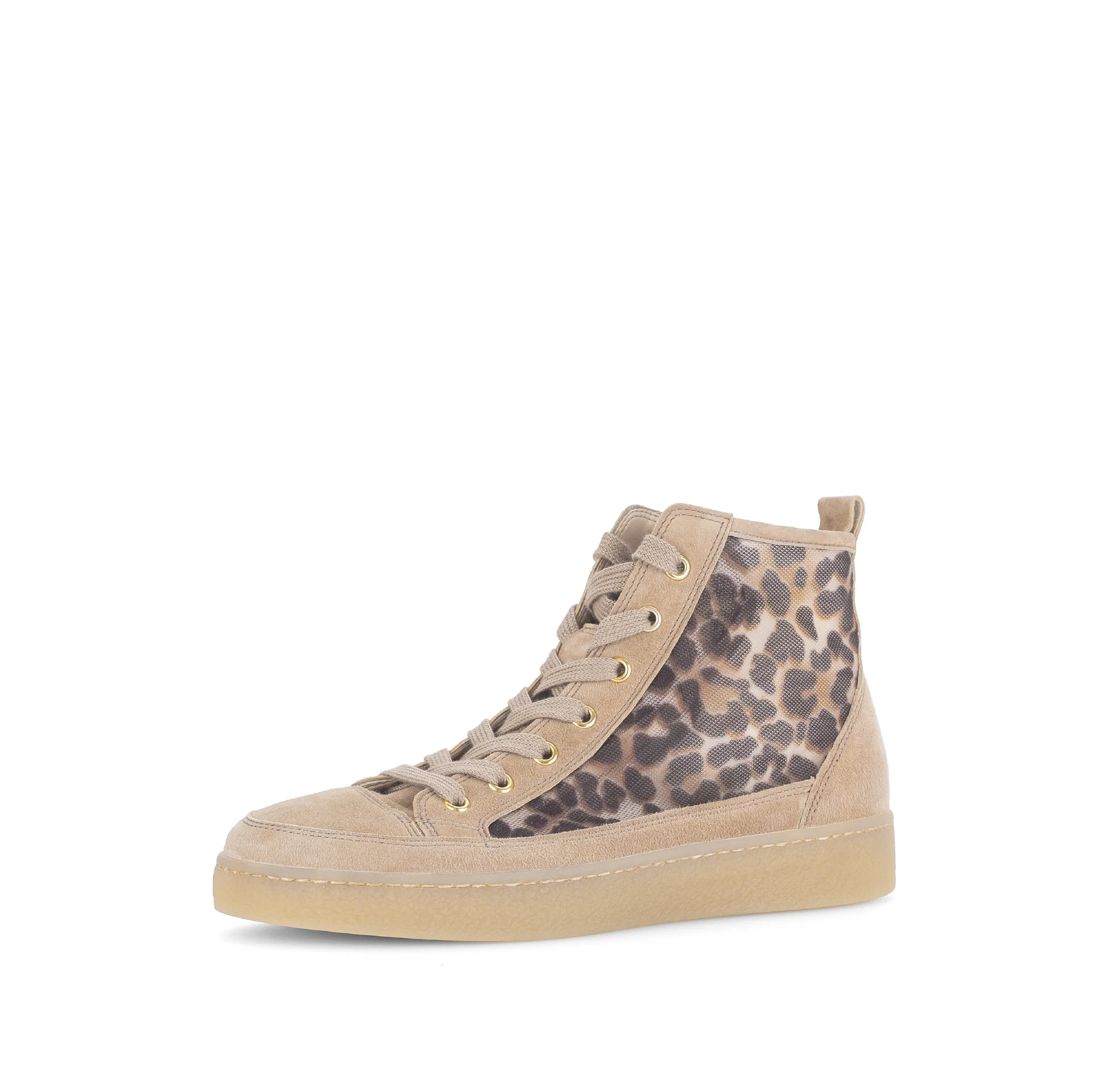 Baskets beiges en velours - Image 6