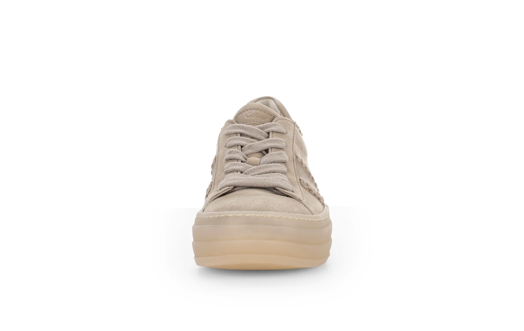 Baskets beiges en velours - Image 5