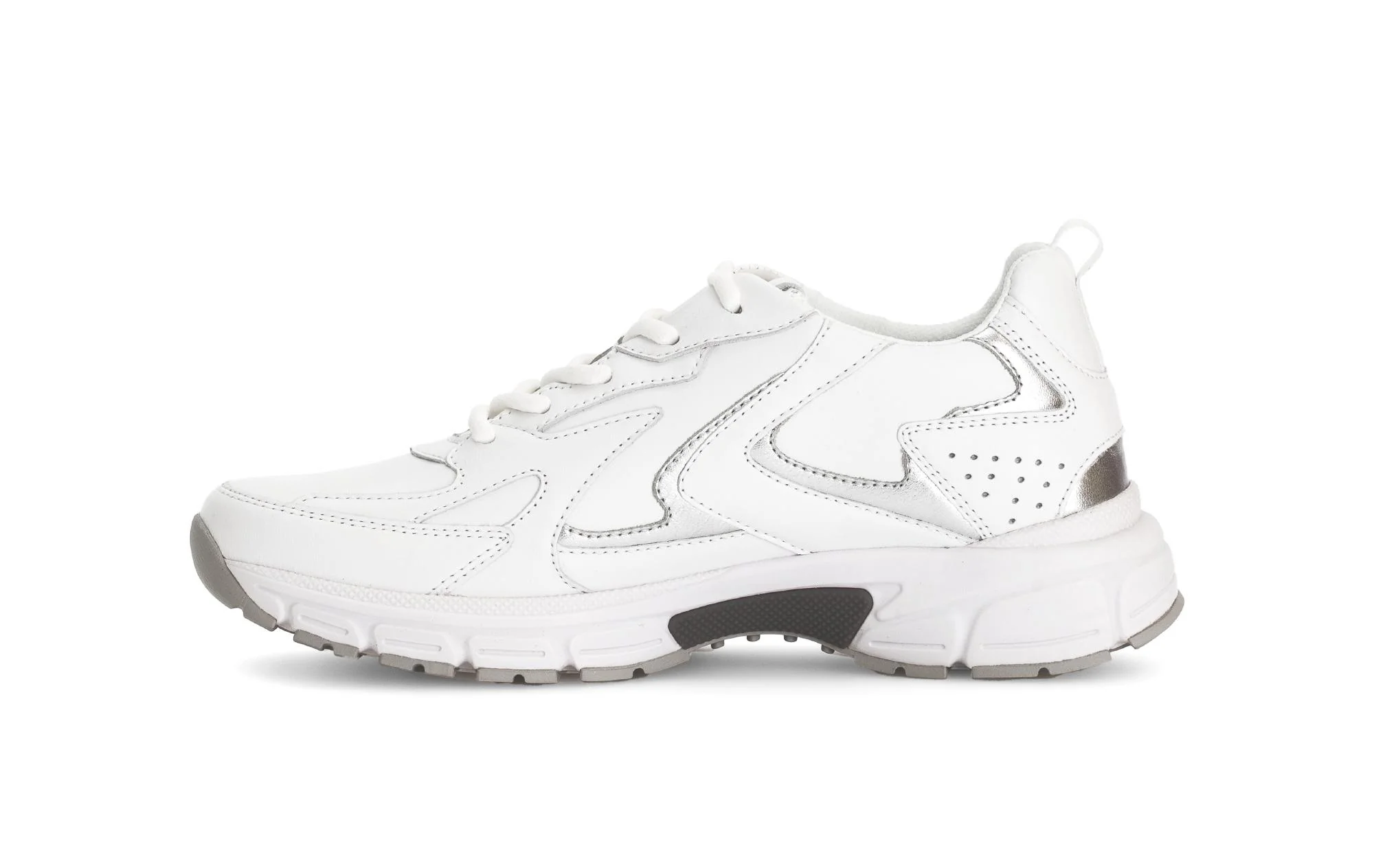 Baskets blanches en cuir - Image 2