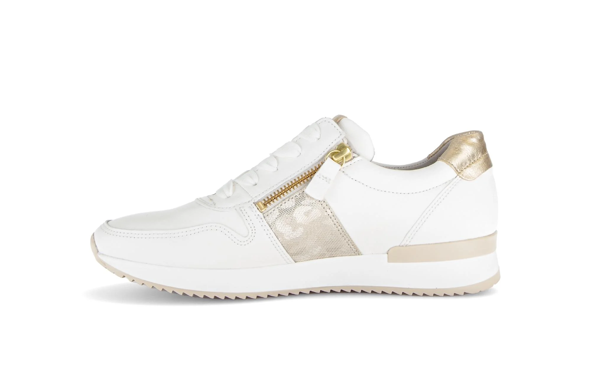 Baskets blanches en cuir - Image 2