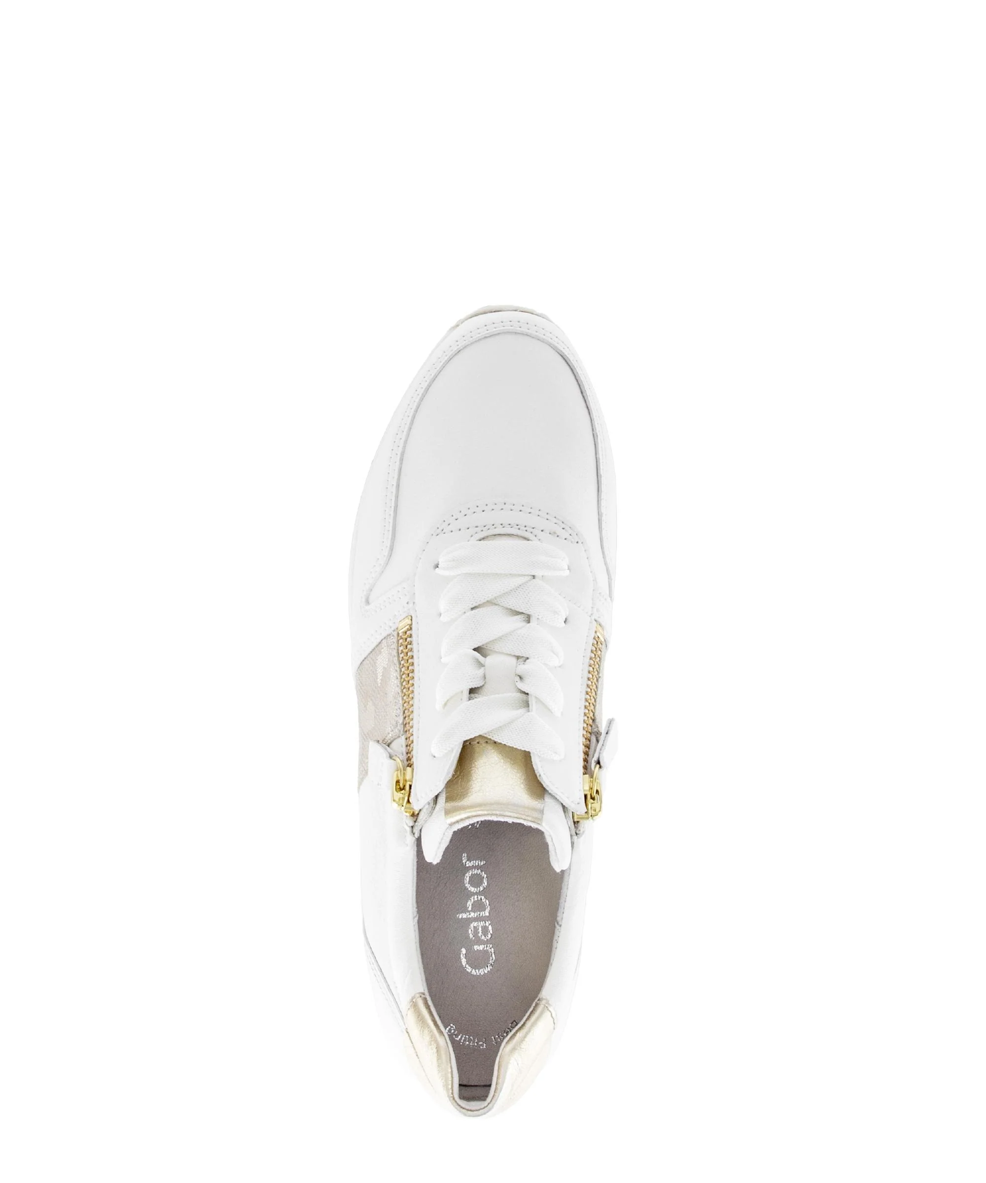 Baskets blanches en cuir - Image 3