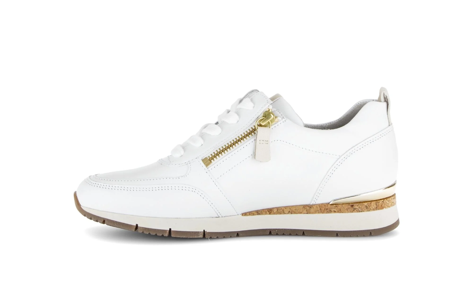 Baskets blanches en cuir - Image 2