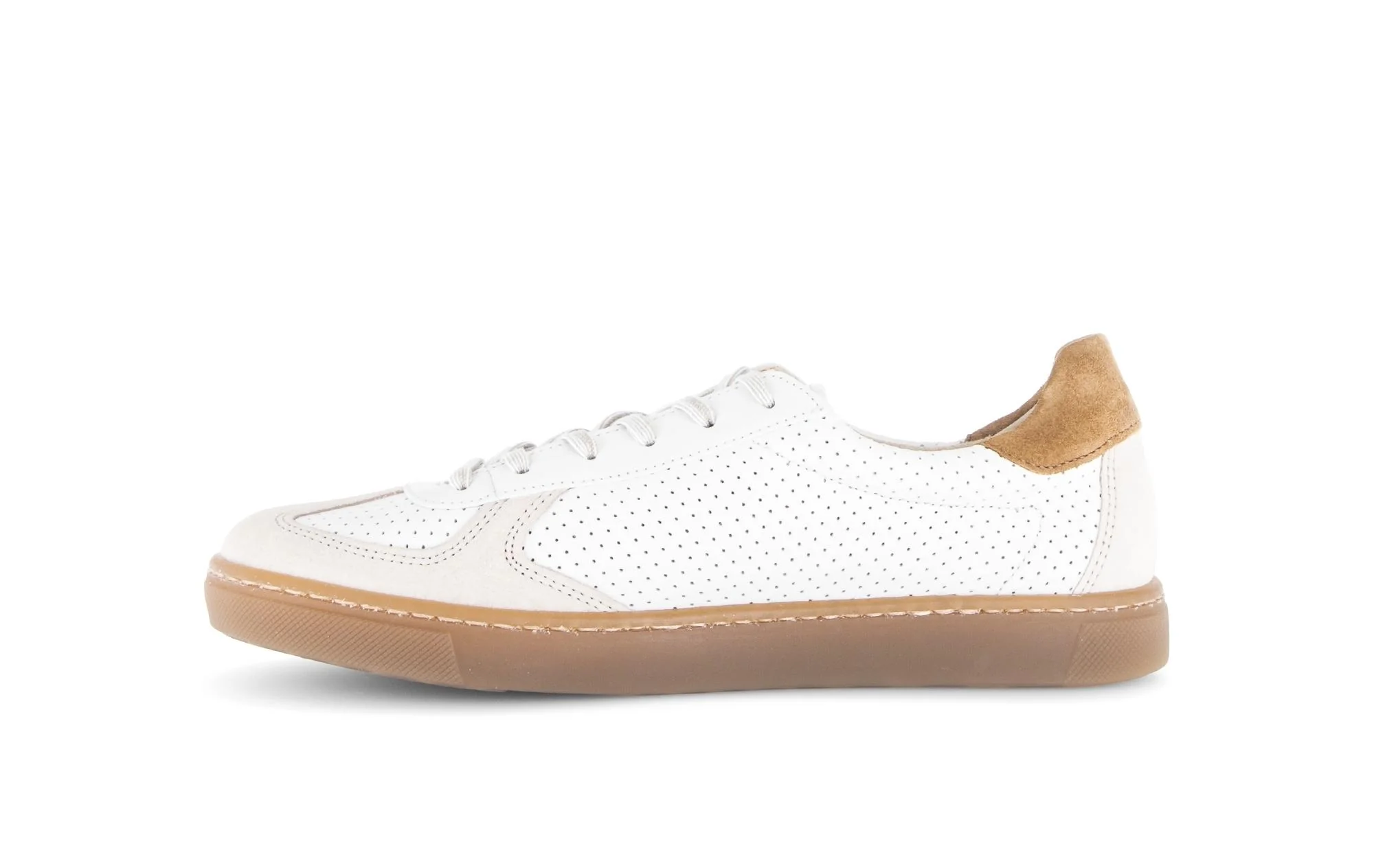Baskets blanches en cuir - Image 2