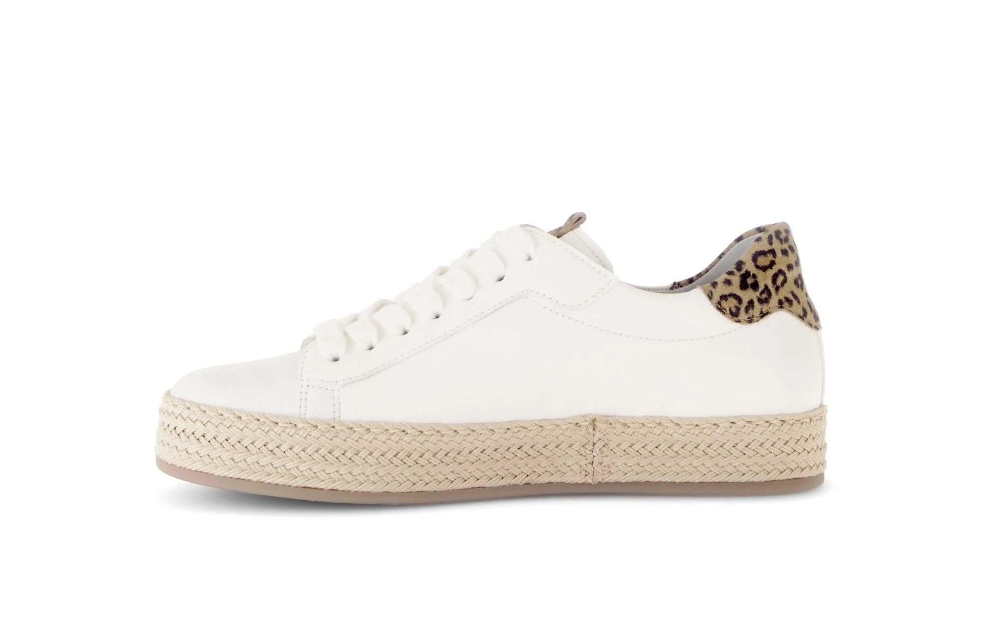 Baskets blanches en cuir - Image 2
