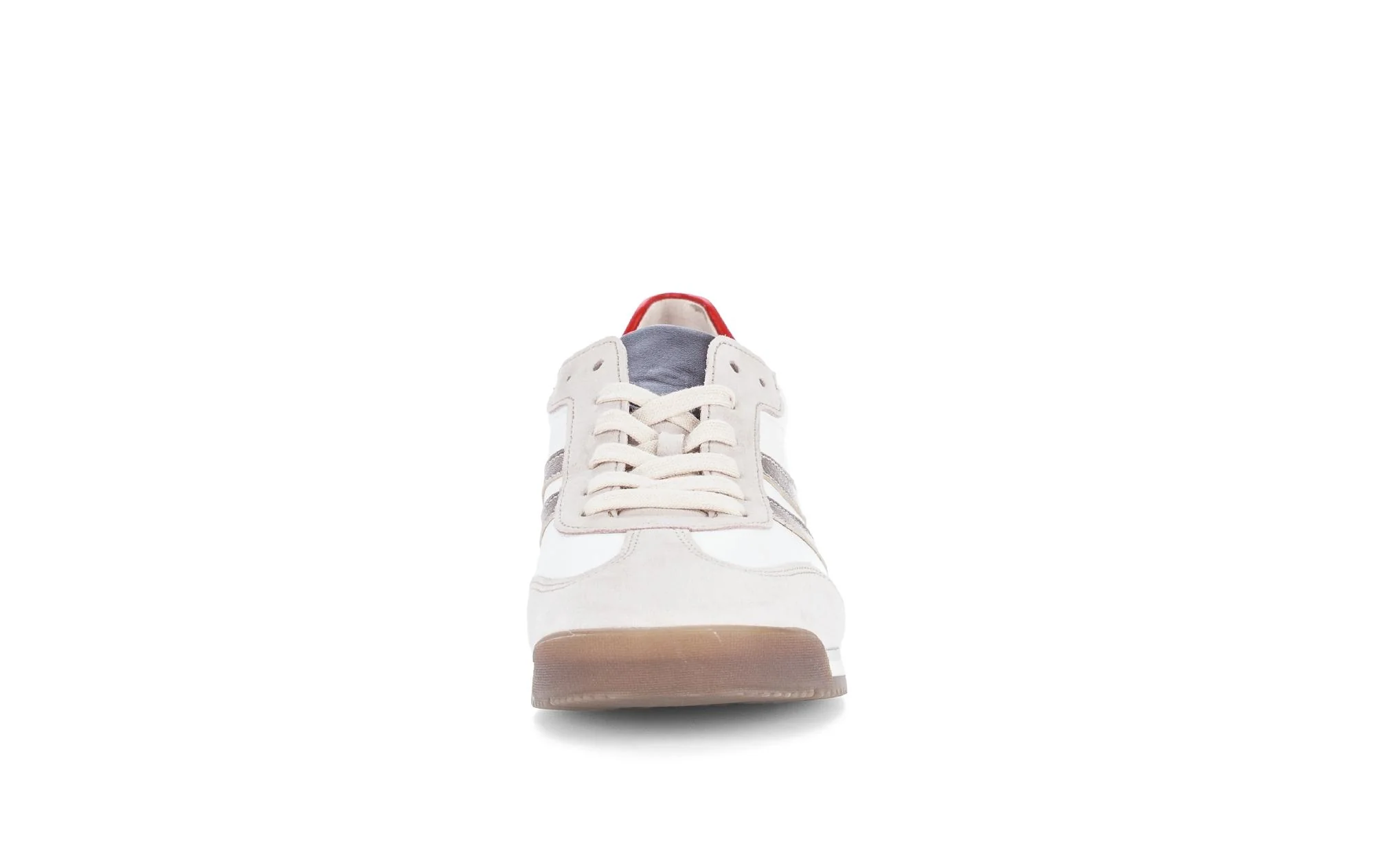 Baskets blanches en cuir et nubuck - Image 5