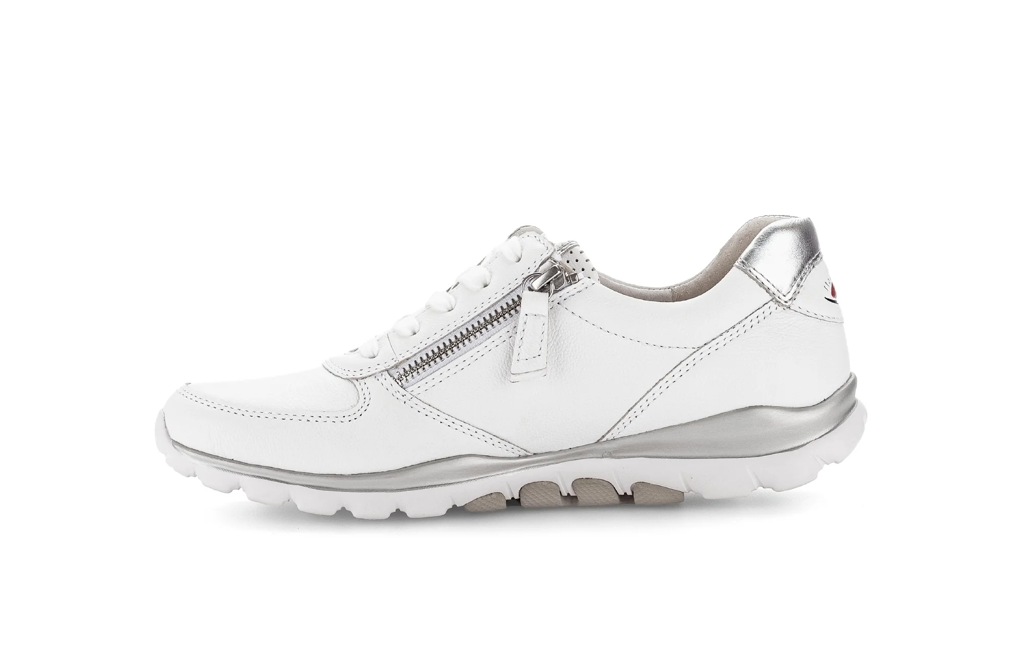 Baskets blanches en cuir - Image 2
