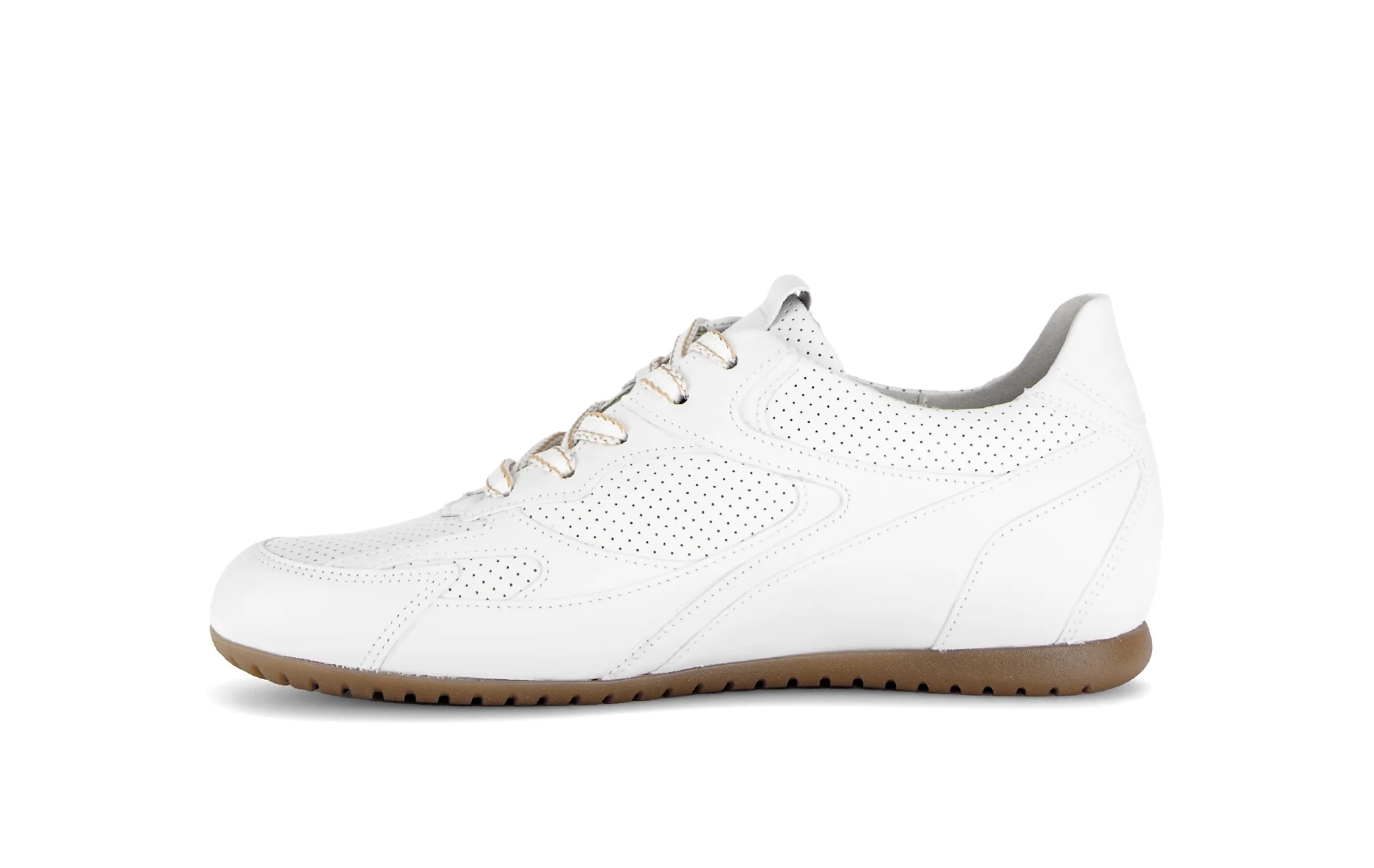 Baskets blanches en cuir - Image 2