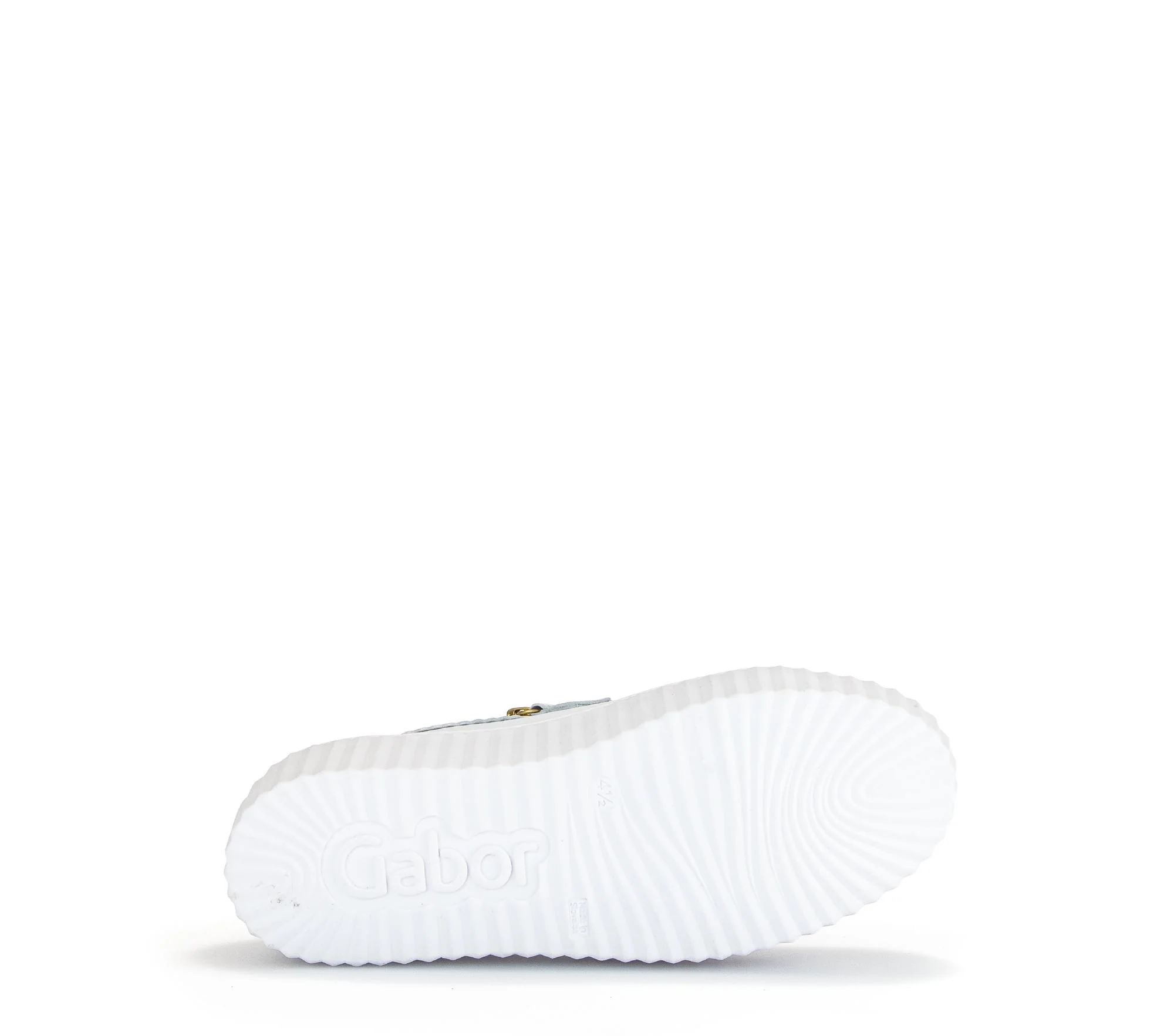 Baskets blanches en cuir avec un bijou fantaisie abeille - Image 7