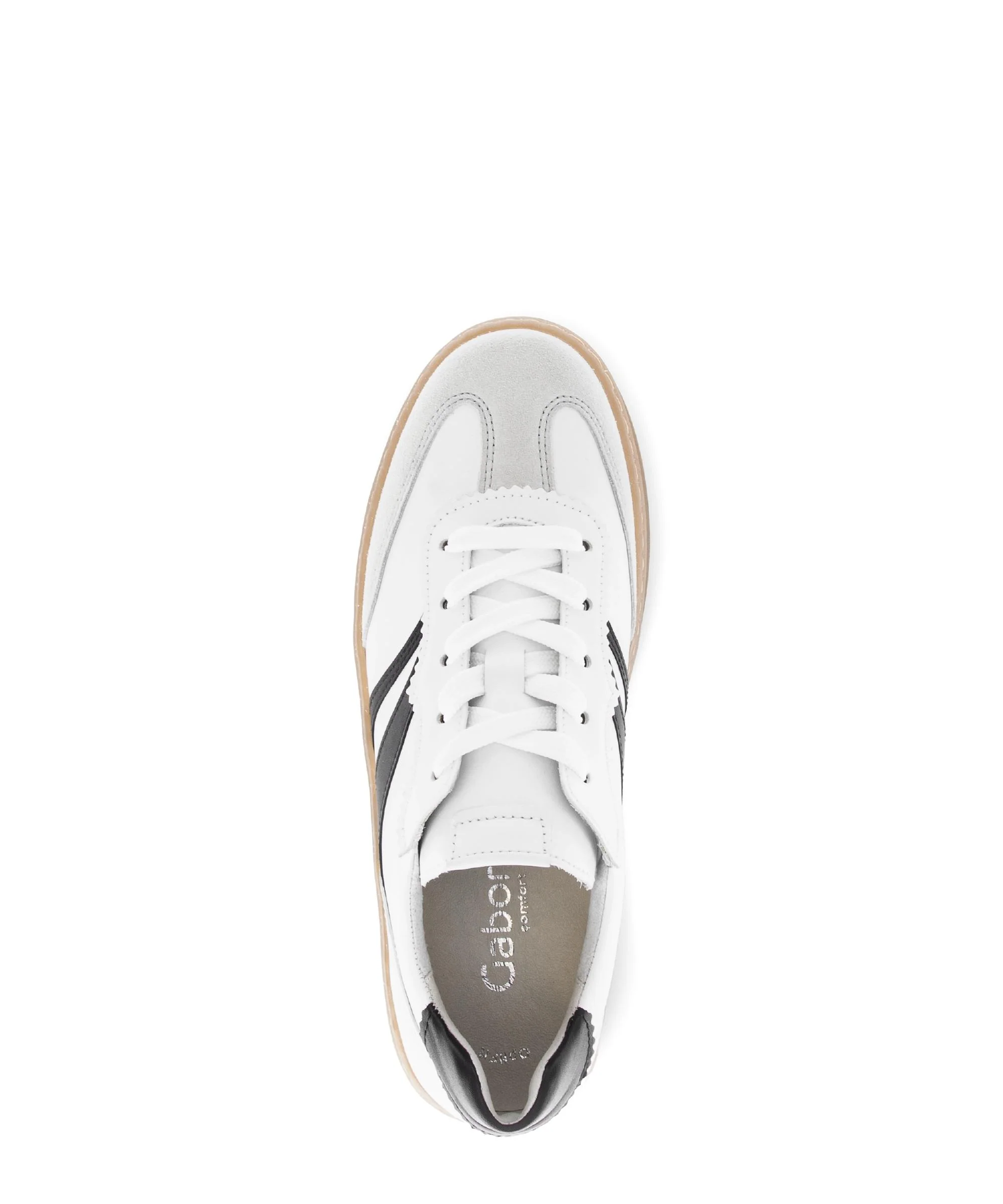 Baskets blanches en cuir - Image 3
