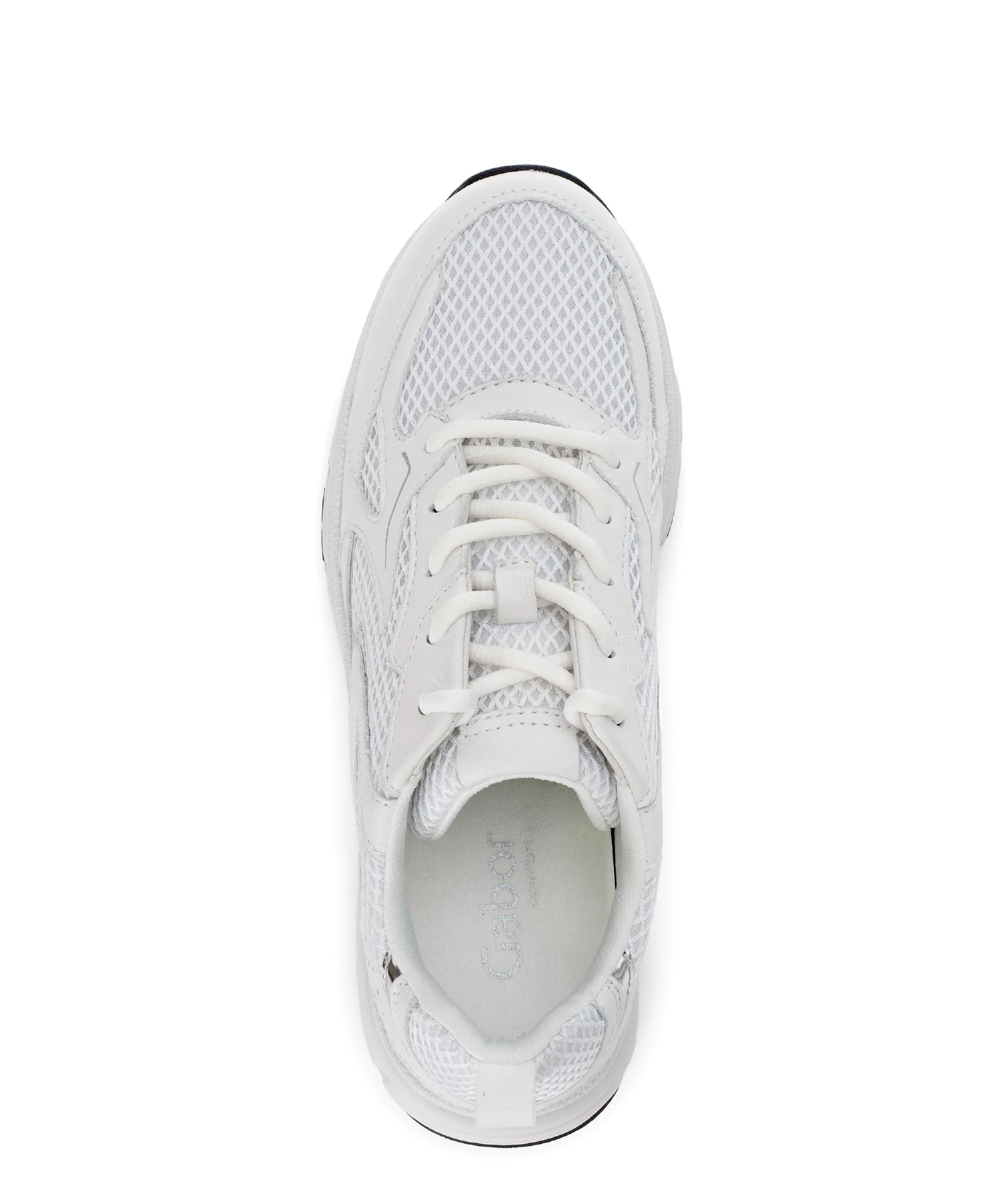 Baskets blanches en cuir - Image 3