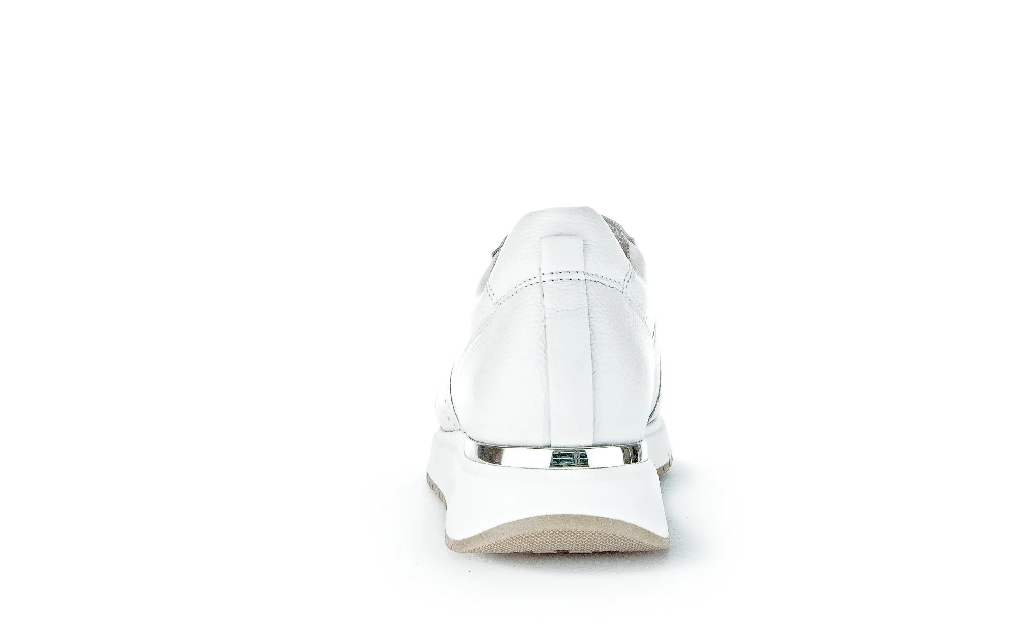 Baskets blanches en cuir - Image 3