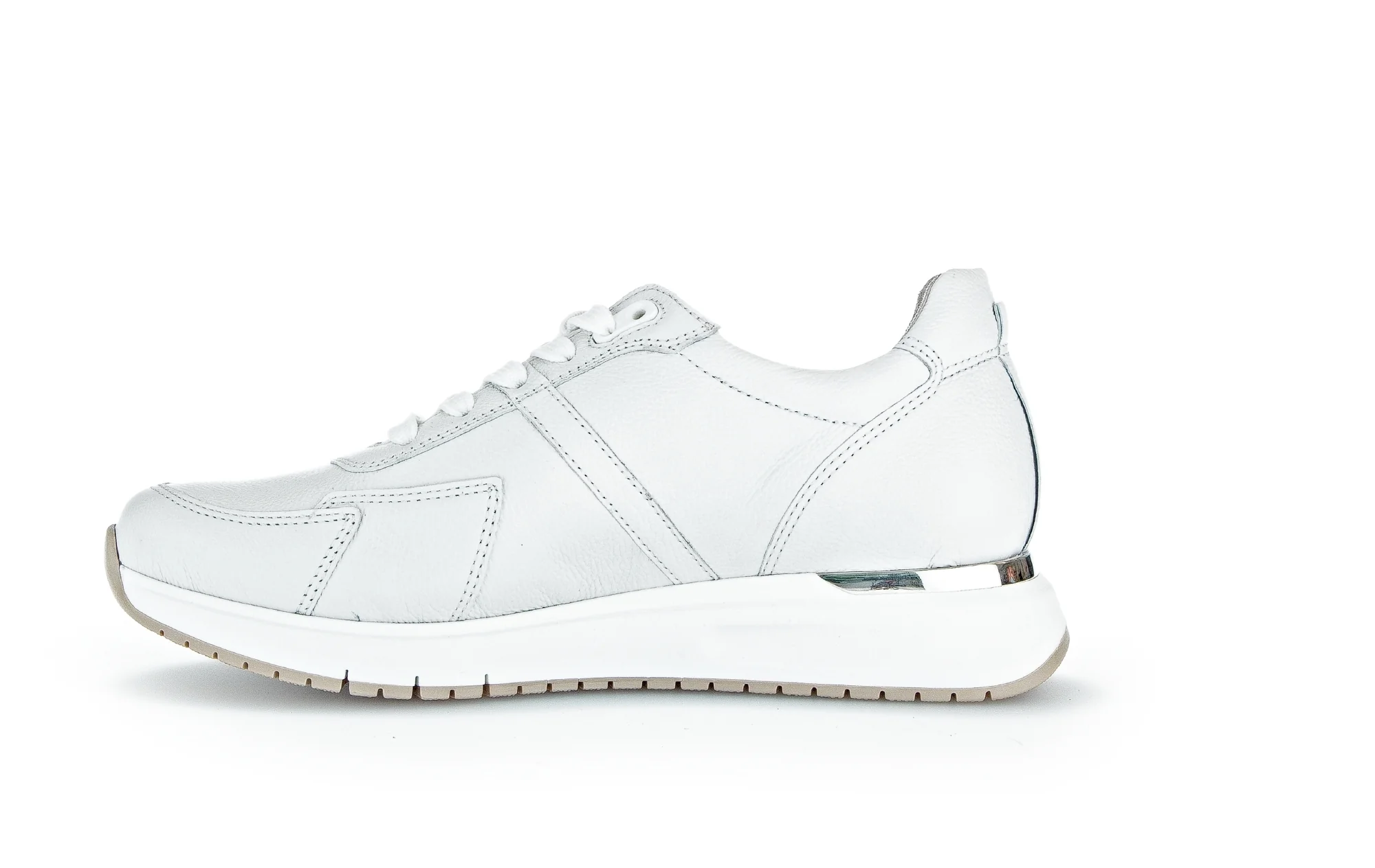 Baskets blanches en cuir - Image 4
