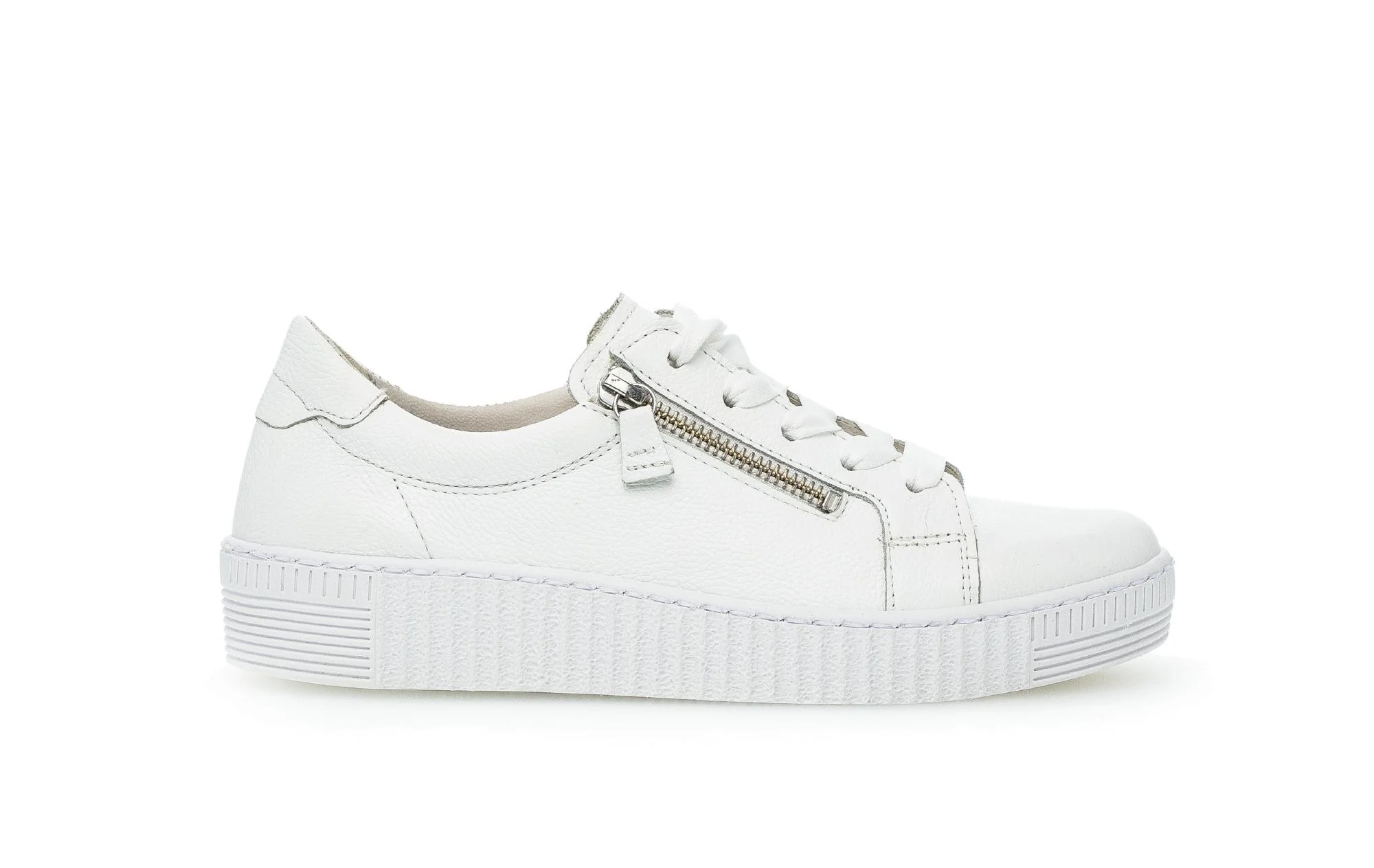 Baskets blanches en cuir