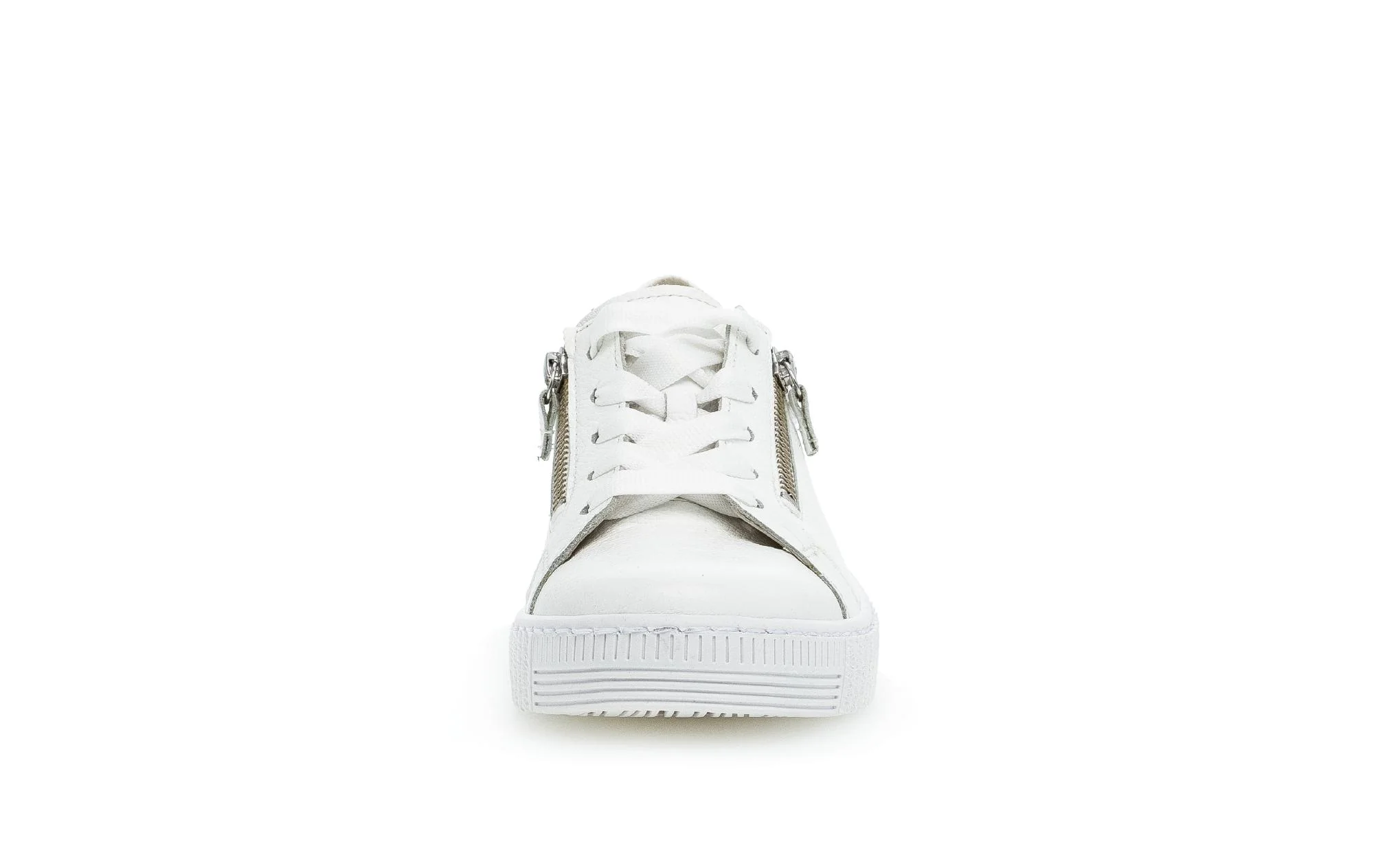 Baskets blanches en cuir - Image 5