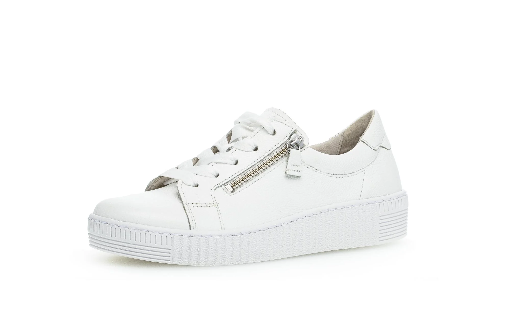 Baskets blanches en cuir - Image 6