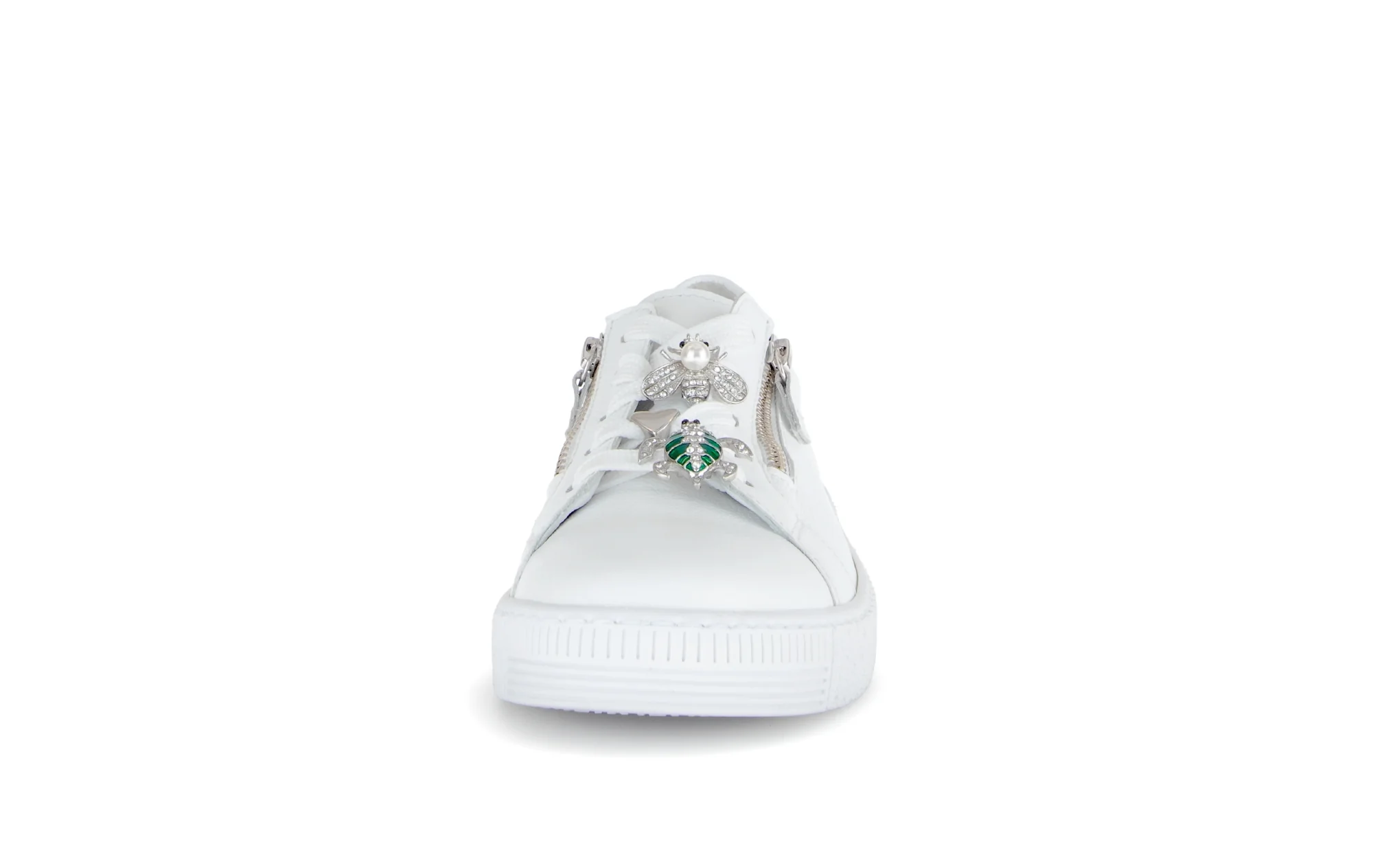 Baskets blanches en cuir - Image 5