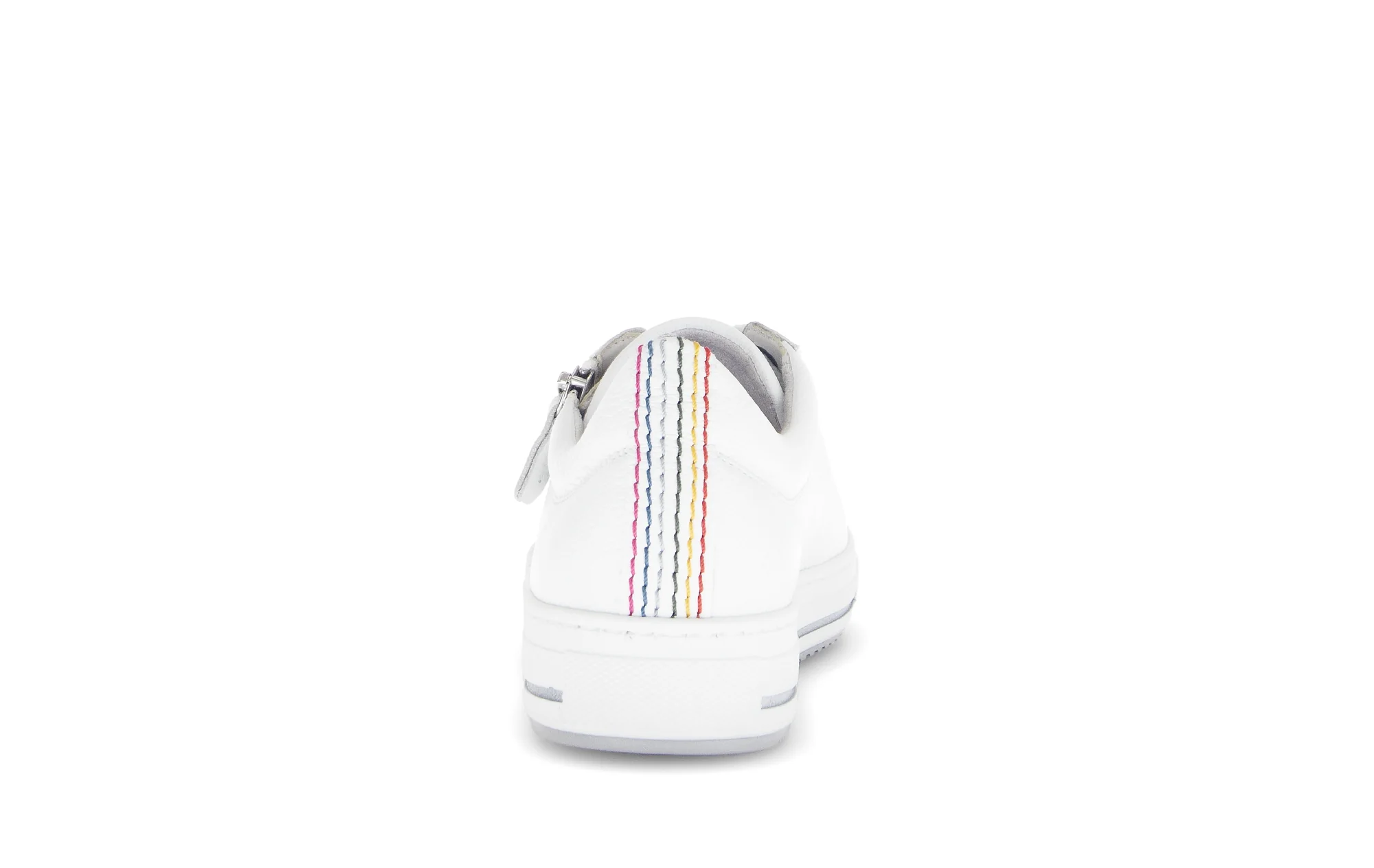Baskets blanches en cuir lisse - Image 4