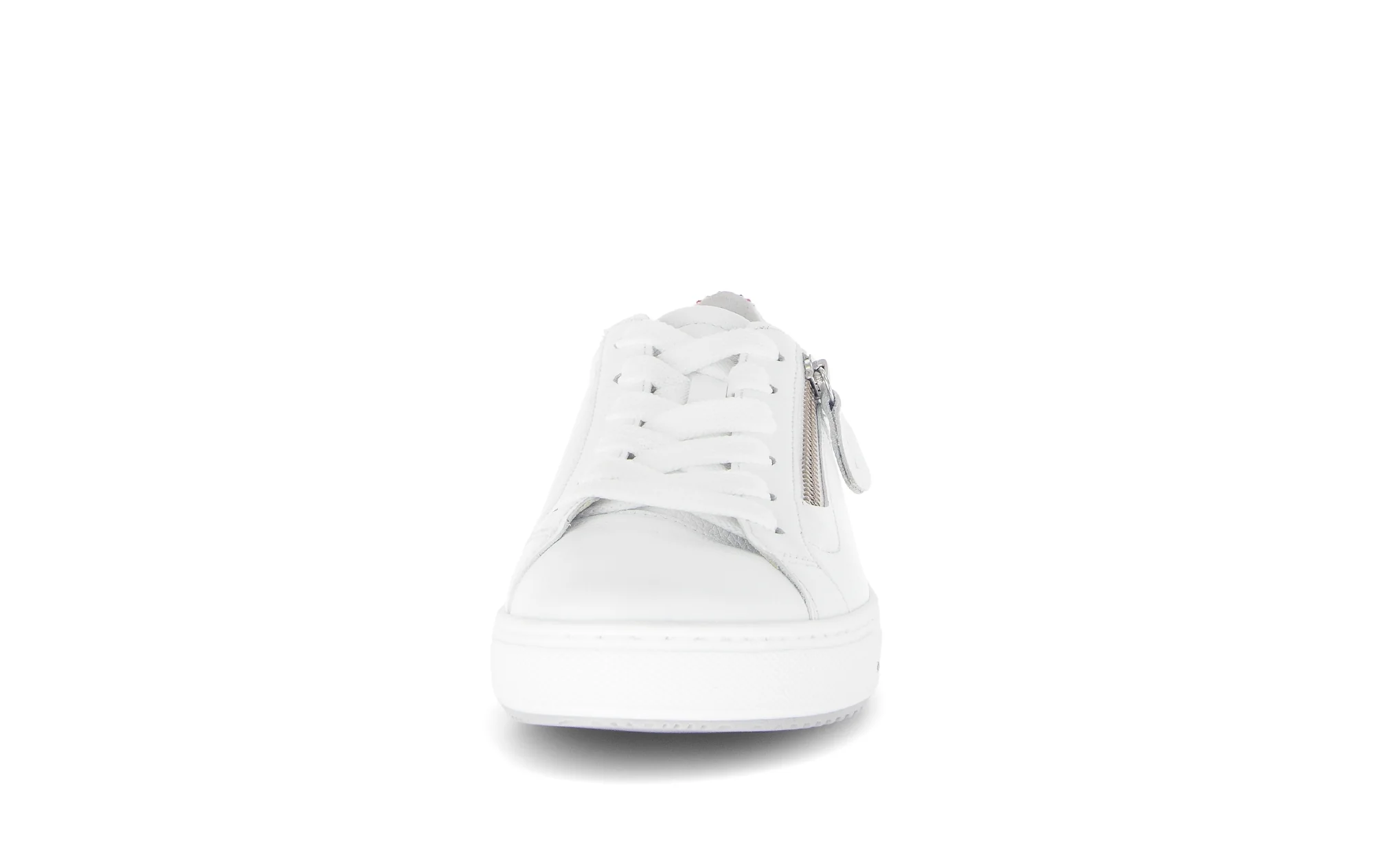Baskets blanches en cuir lisse - Image 5