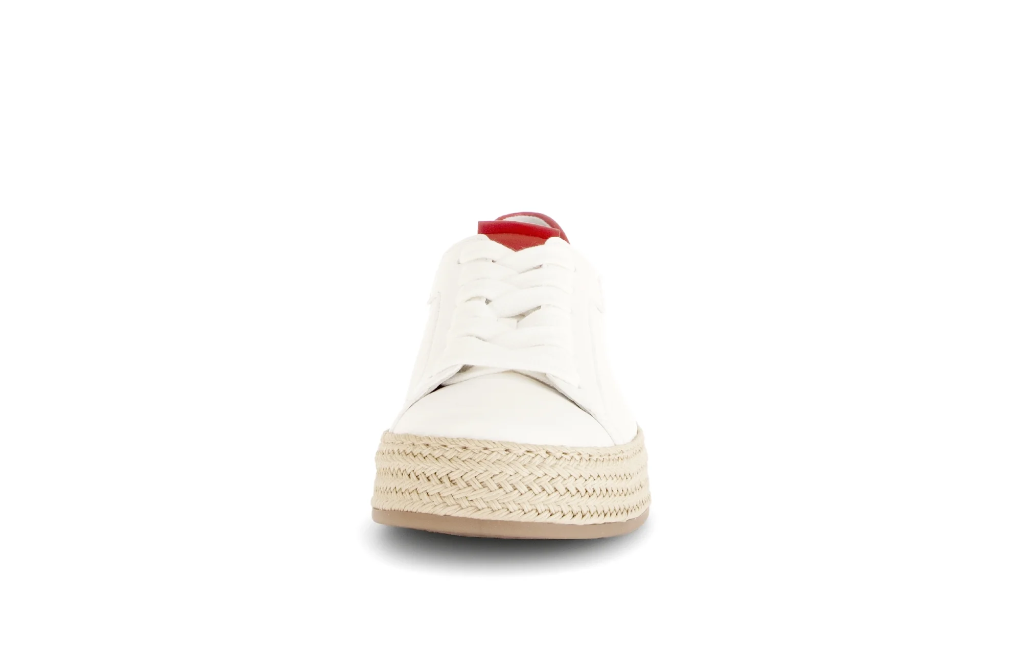Baskets blanches en cuir lisse - Image 5