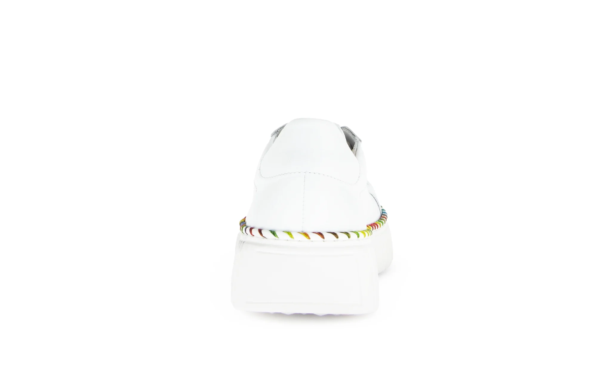 Baskets blanches en cuir lisse - Image 4