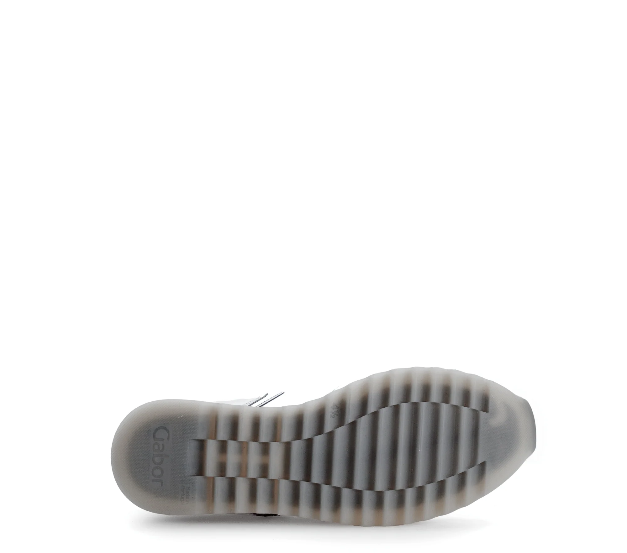 Baskets blanches en cuirs combinés - Image 7