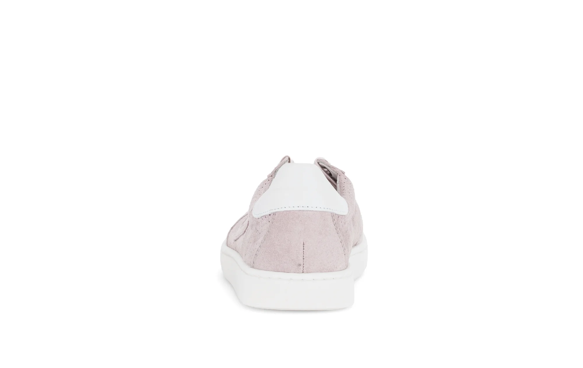 Baskets blanches/violettes en velours - Image 4
