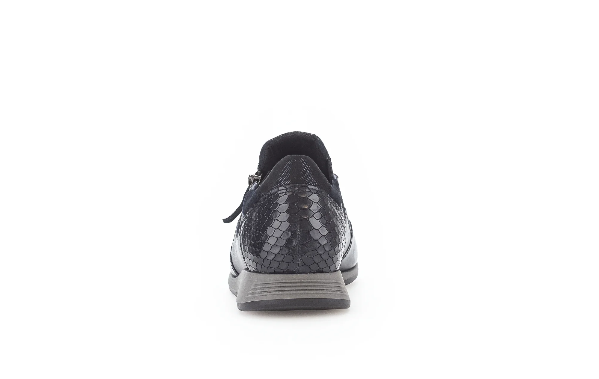 Baskets bleu marine en combinaison cuirs - Image 4