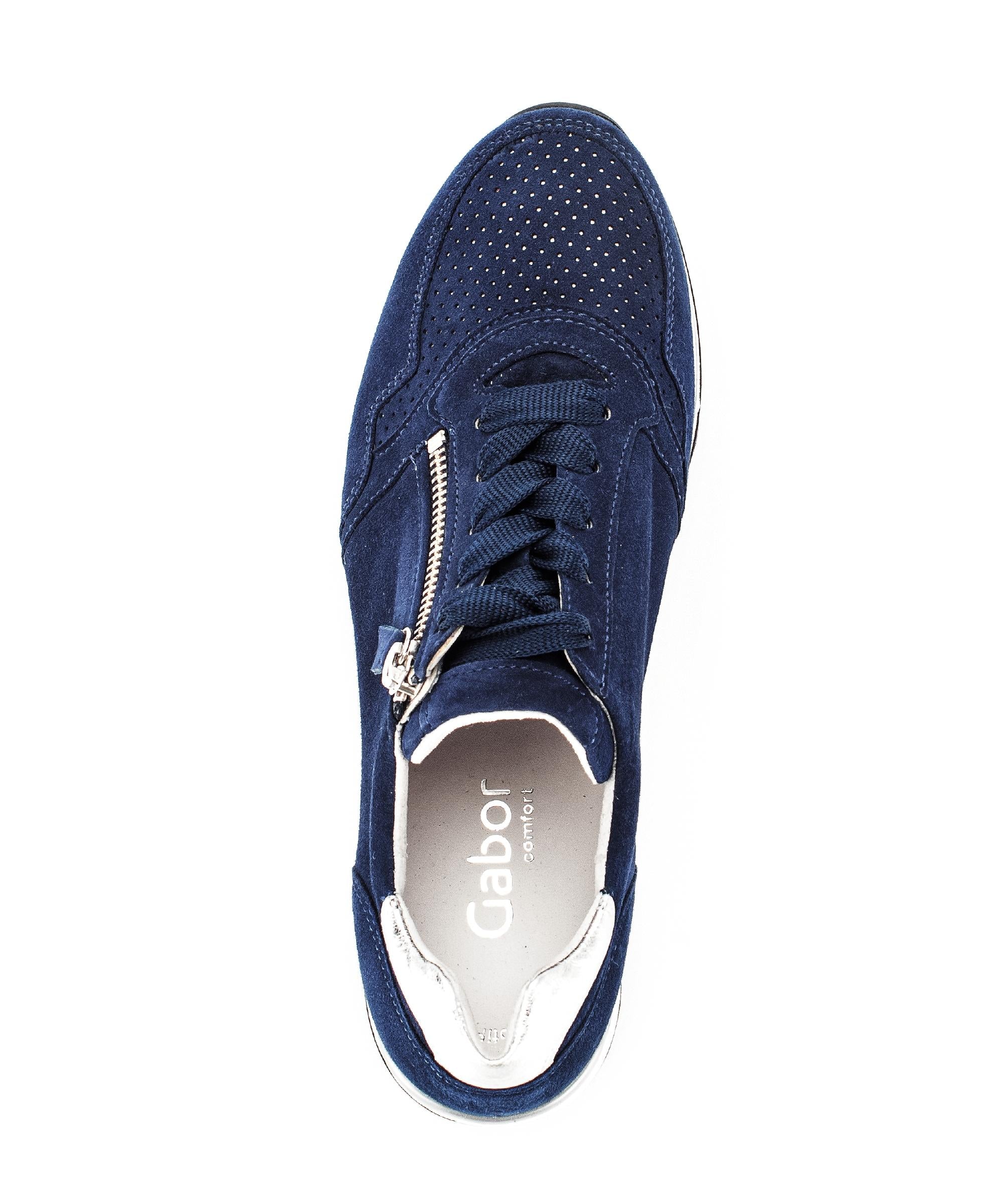 Baskets bleu marine en nubuck - Image 3