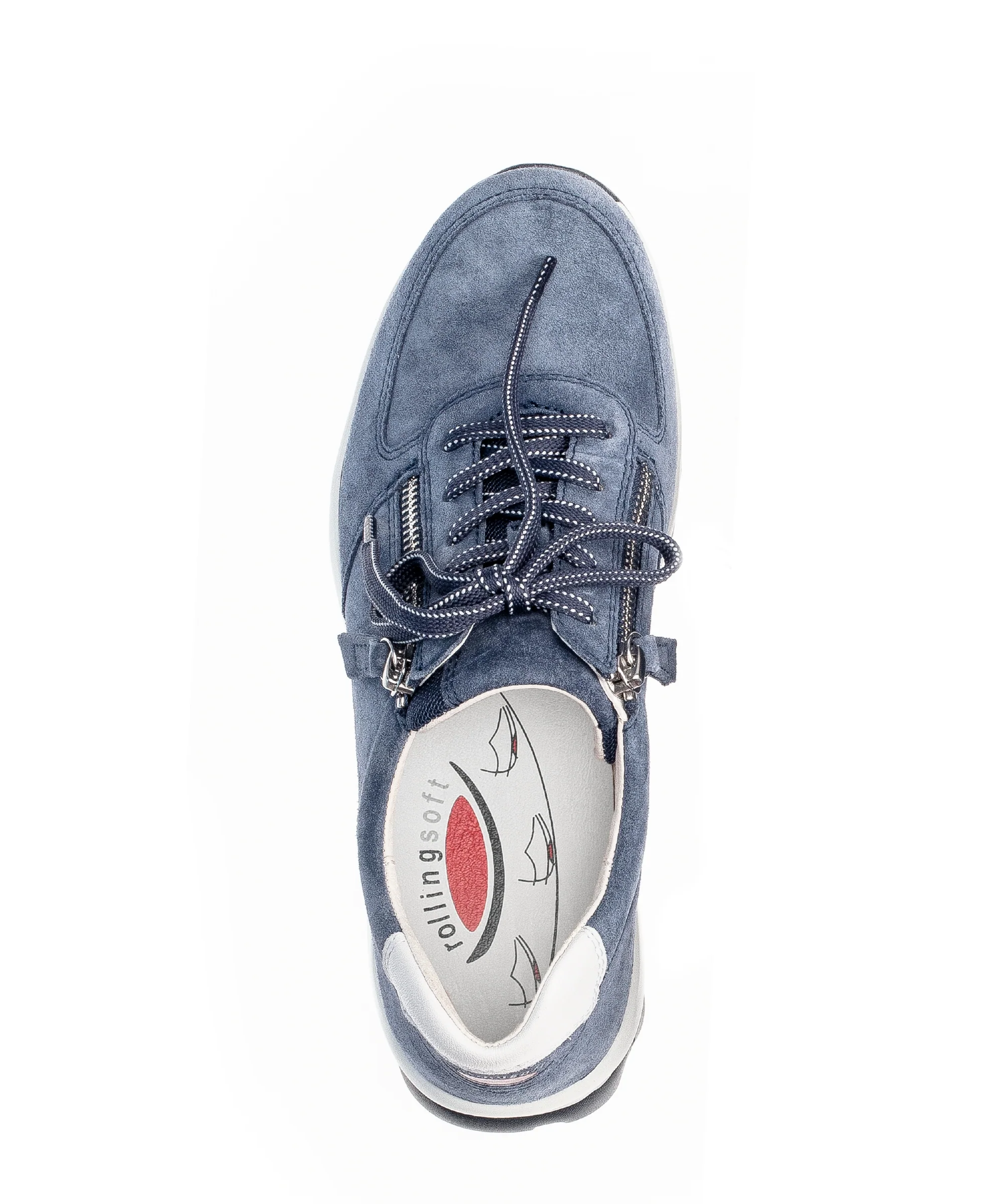 Baskets bleu marine en nubuck - Image 3