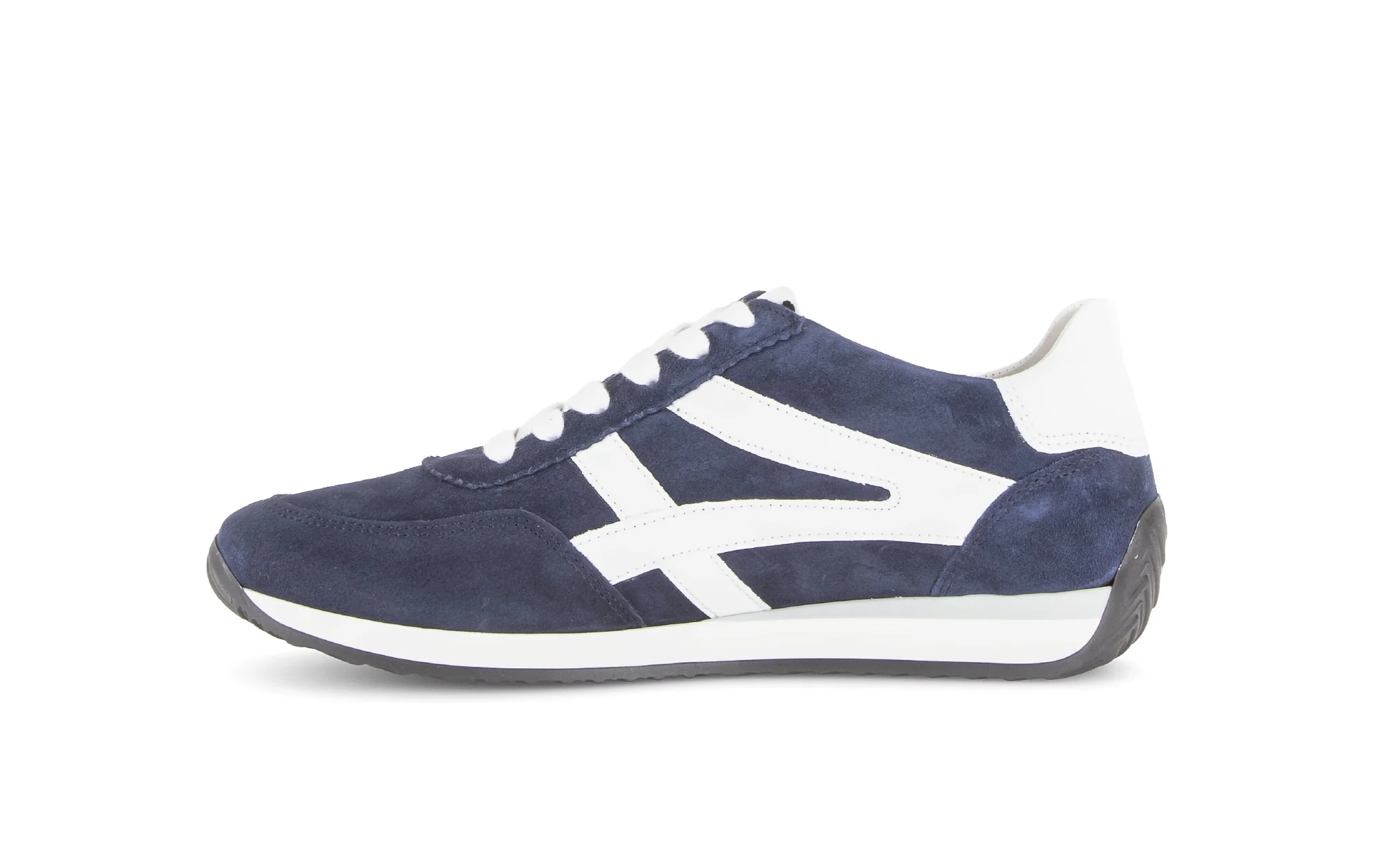 Baskets bleu marine en cuir - Image 2