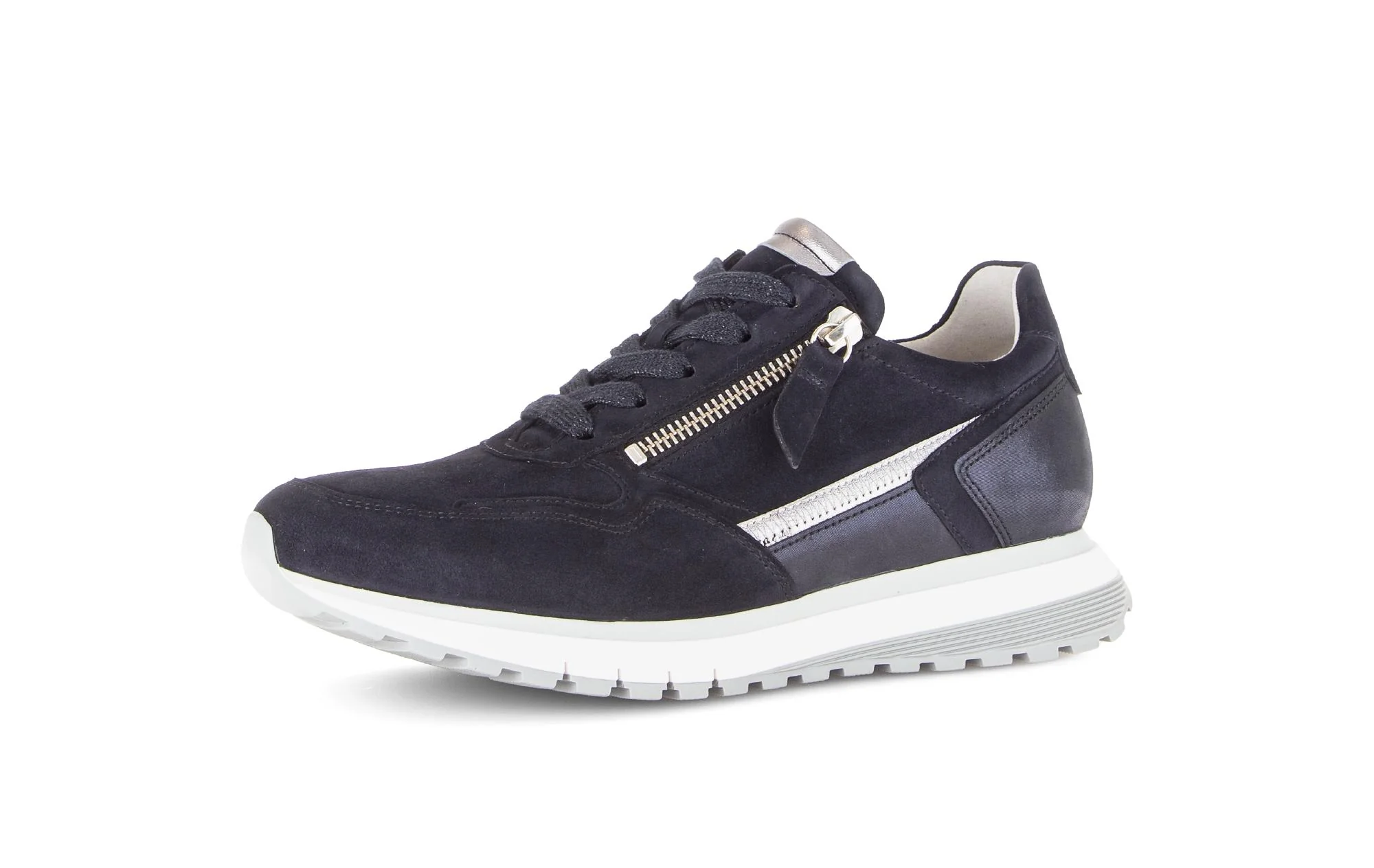 Baskets bleu marine en cuir - Image 6