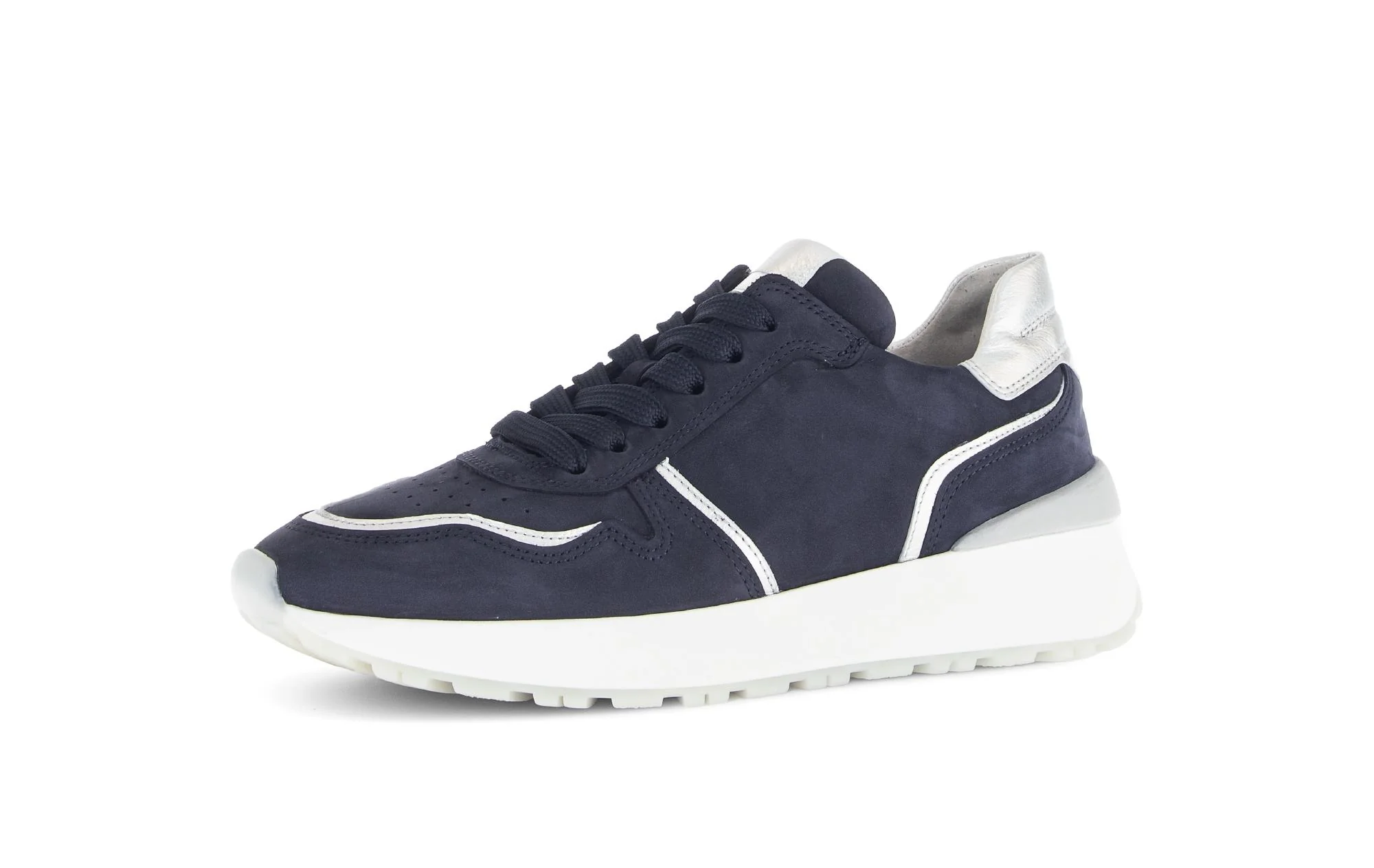 Baskets bleu marine en cuir - Image 6
