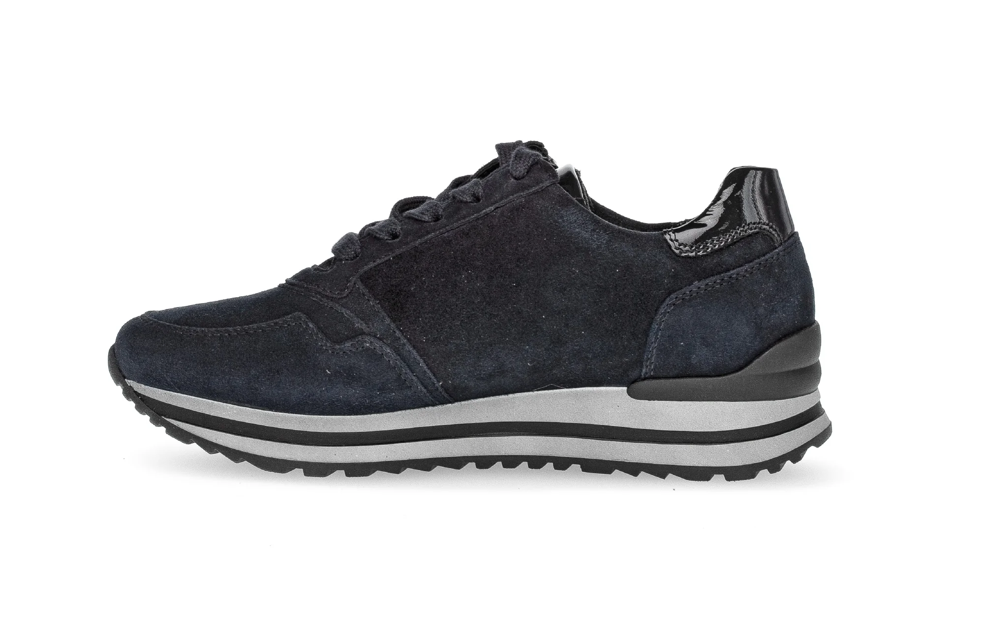 Baskets bleues en cuir - Image 2
