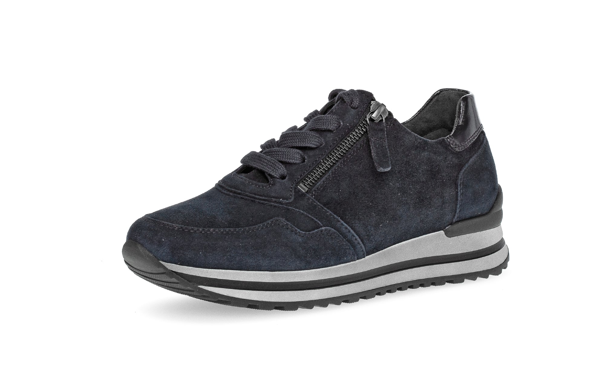 Baskets bleues en cuir - Image 6