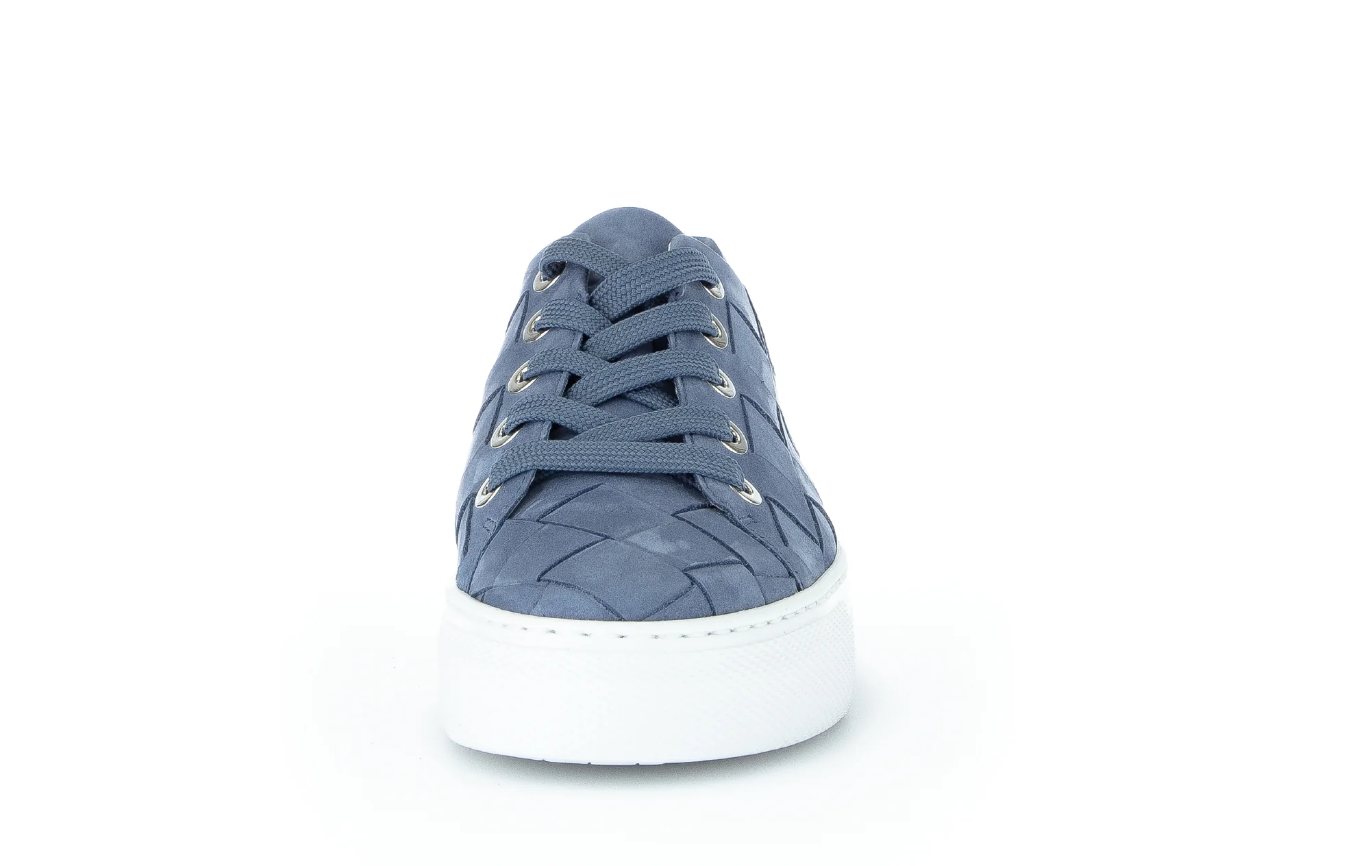 Baskets bleues en cuir - Image 3