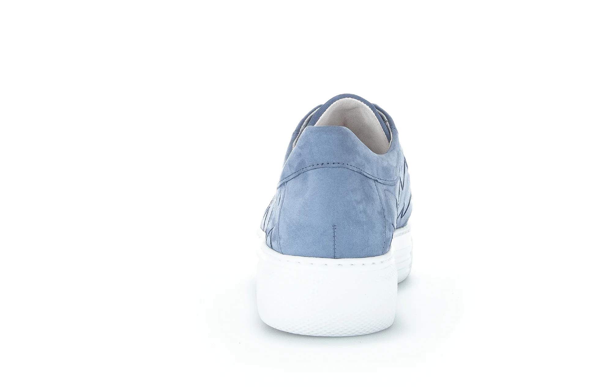 Baskets bleues en cuir - Image 4