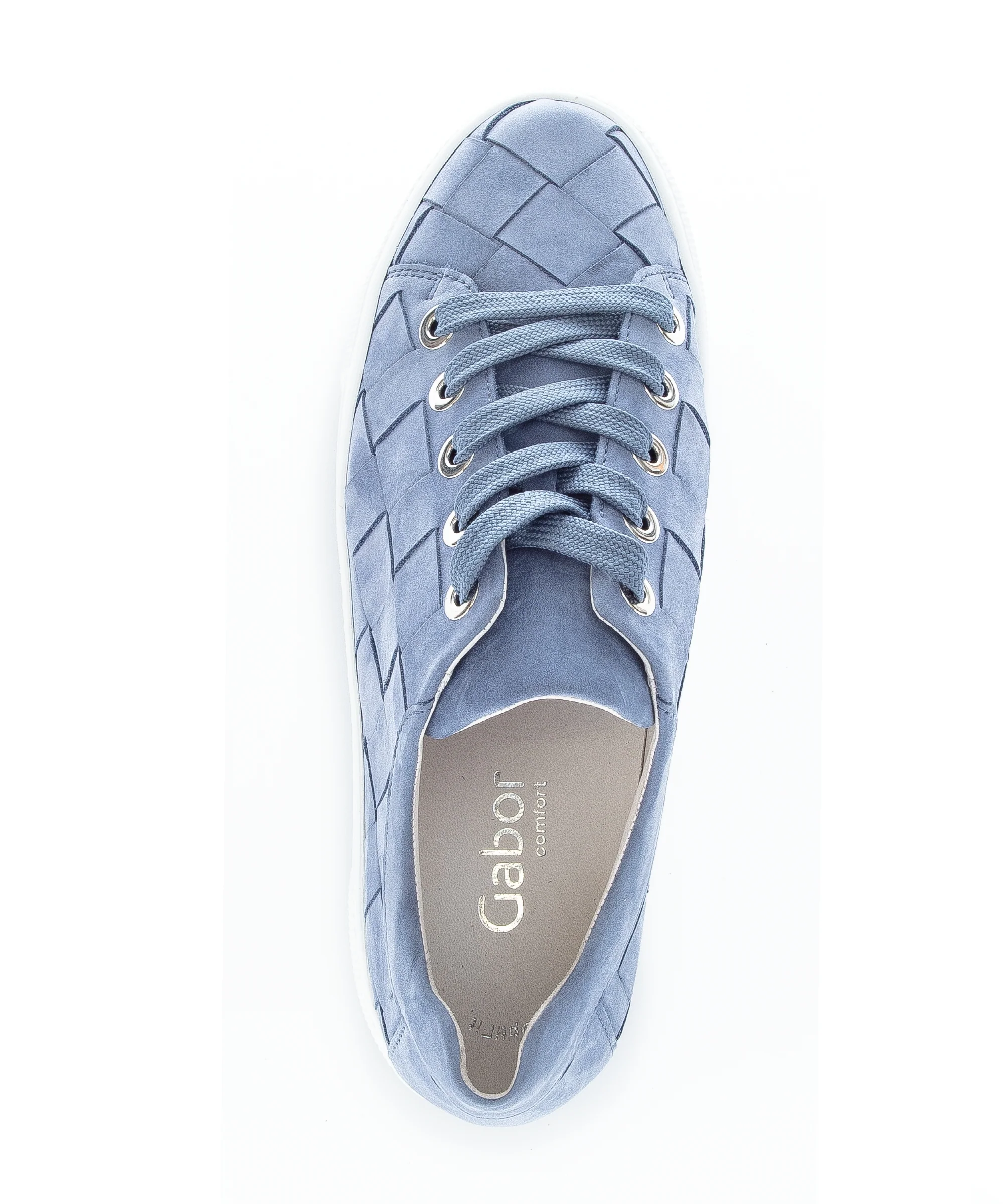 Baskets bleues en cuir - Image 5