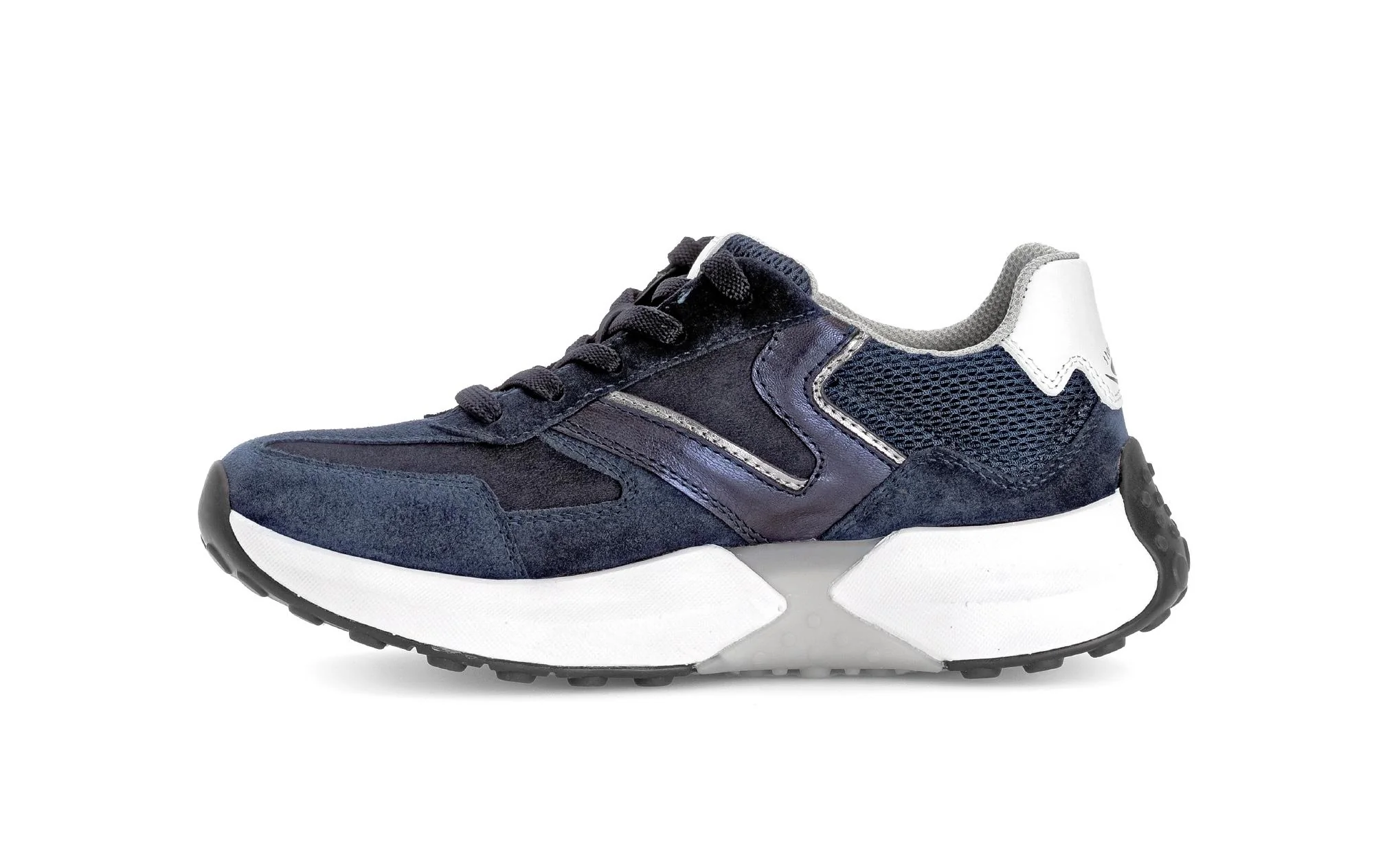 Baskets bleues en cuir - Image 2
