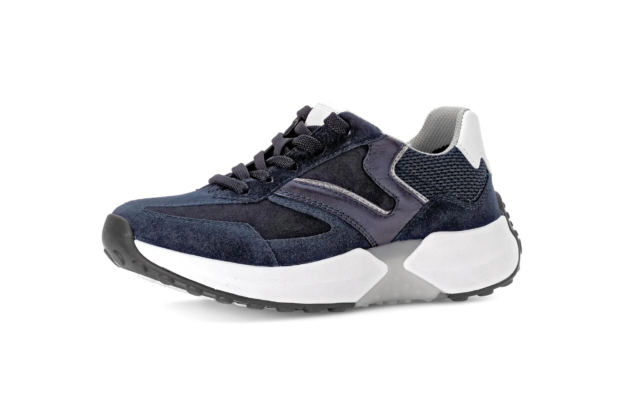 Baskets bleues en cuir - Image 6