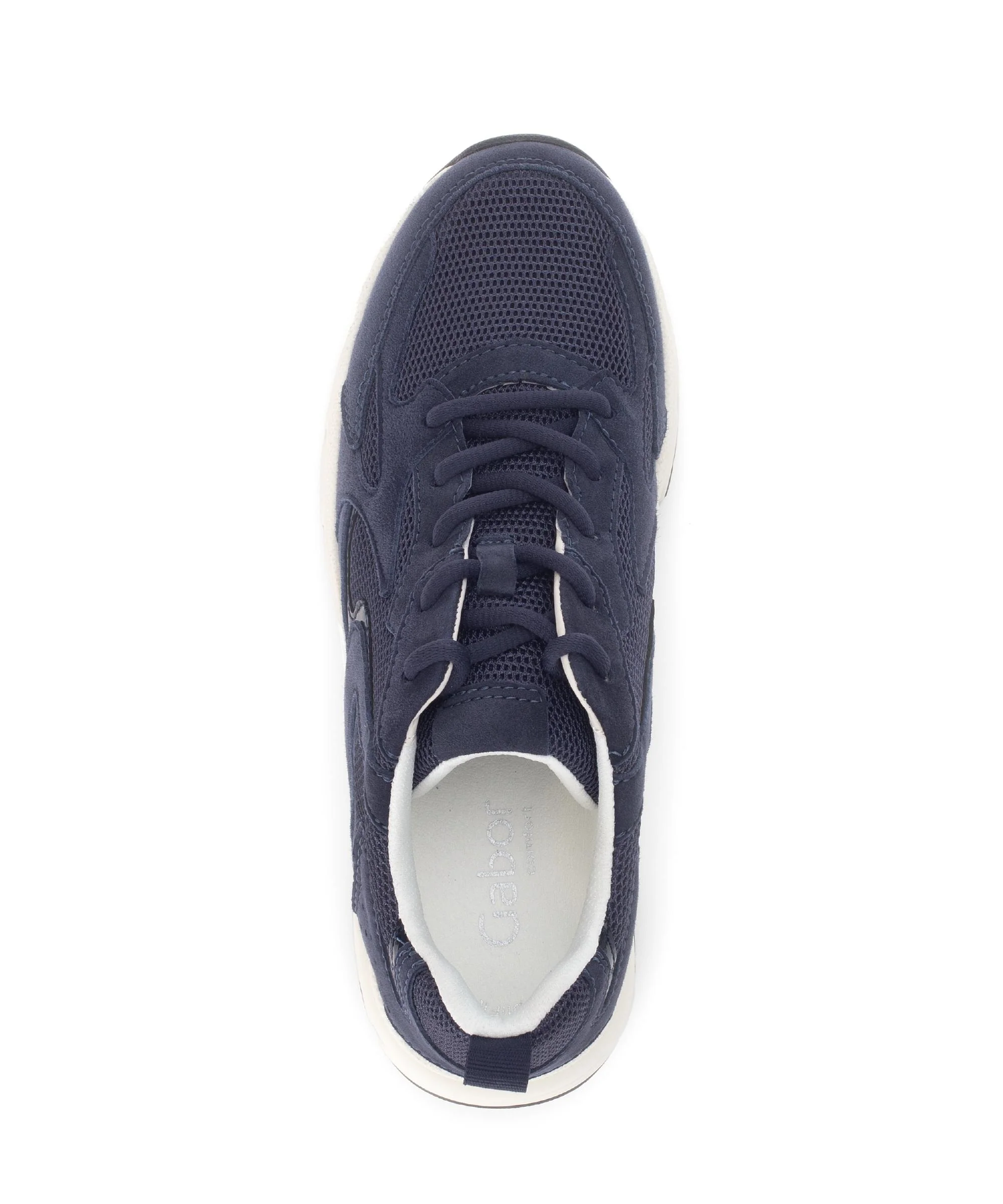 Baskets bleues en cuir - Image 3
