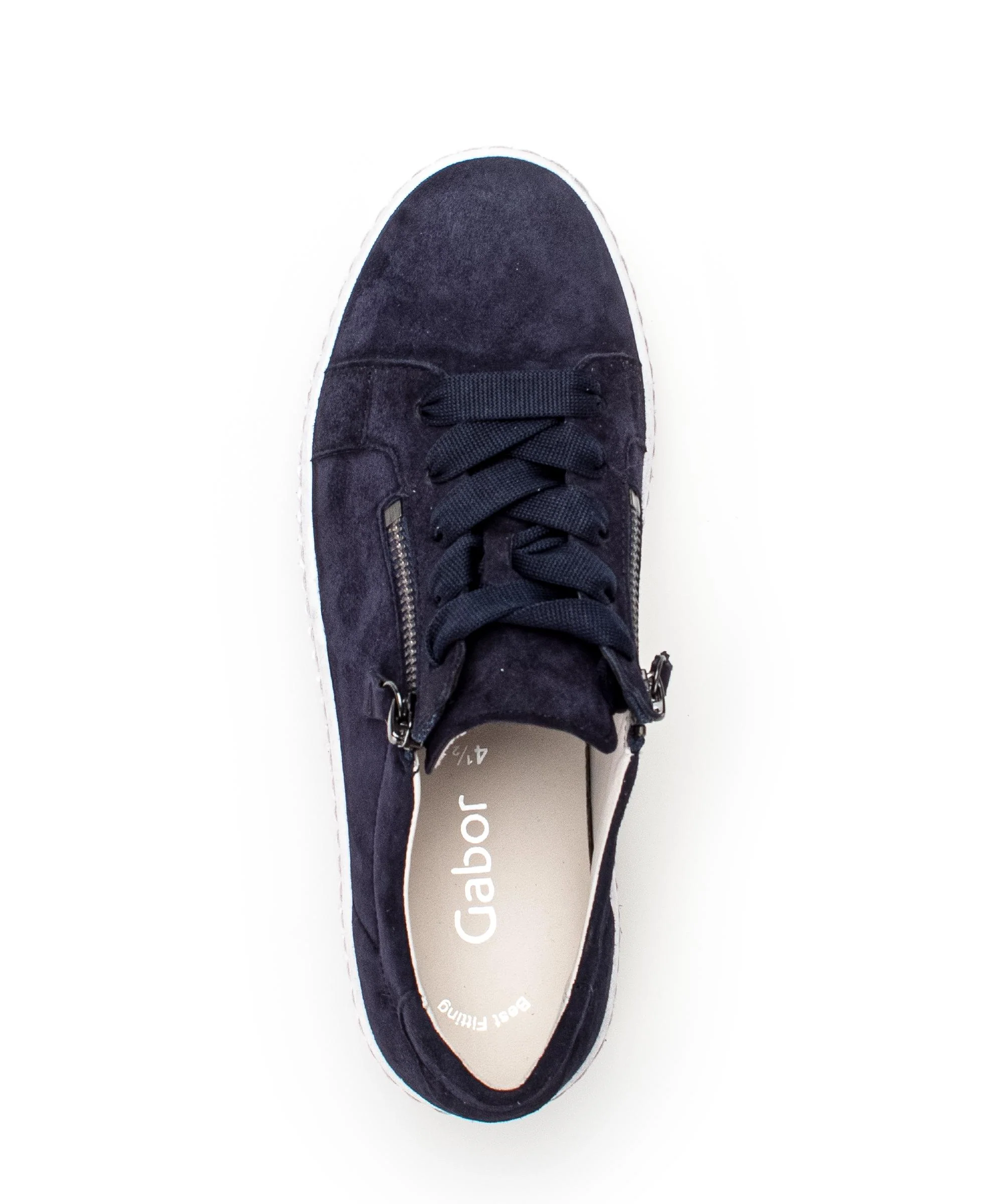 Baskets bleues en Nubuck - Image 3