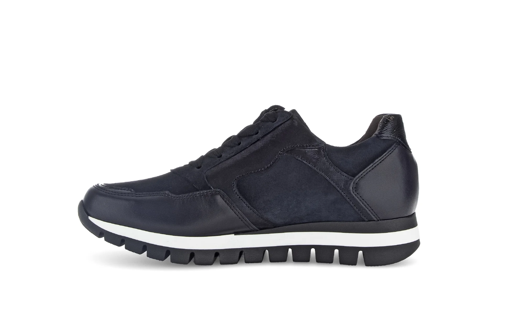 Baskets bleues en cuir - Image 2