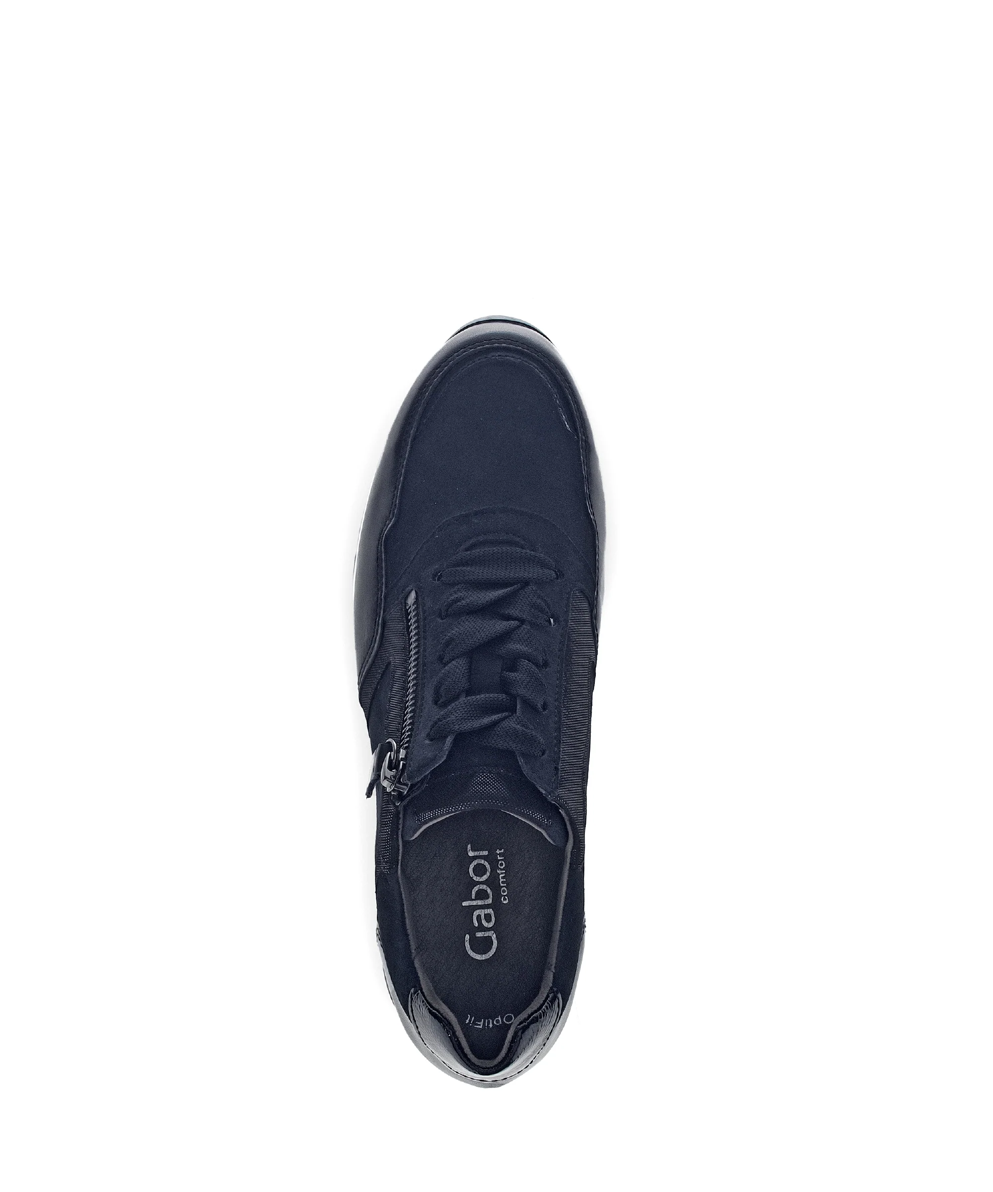 Baskets bleues en cuir - Image 3