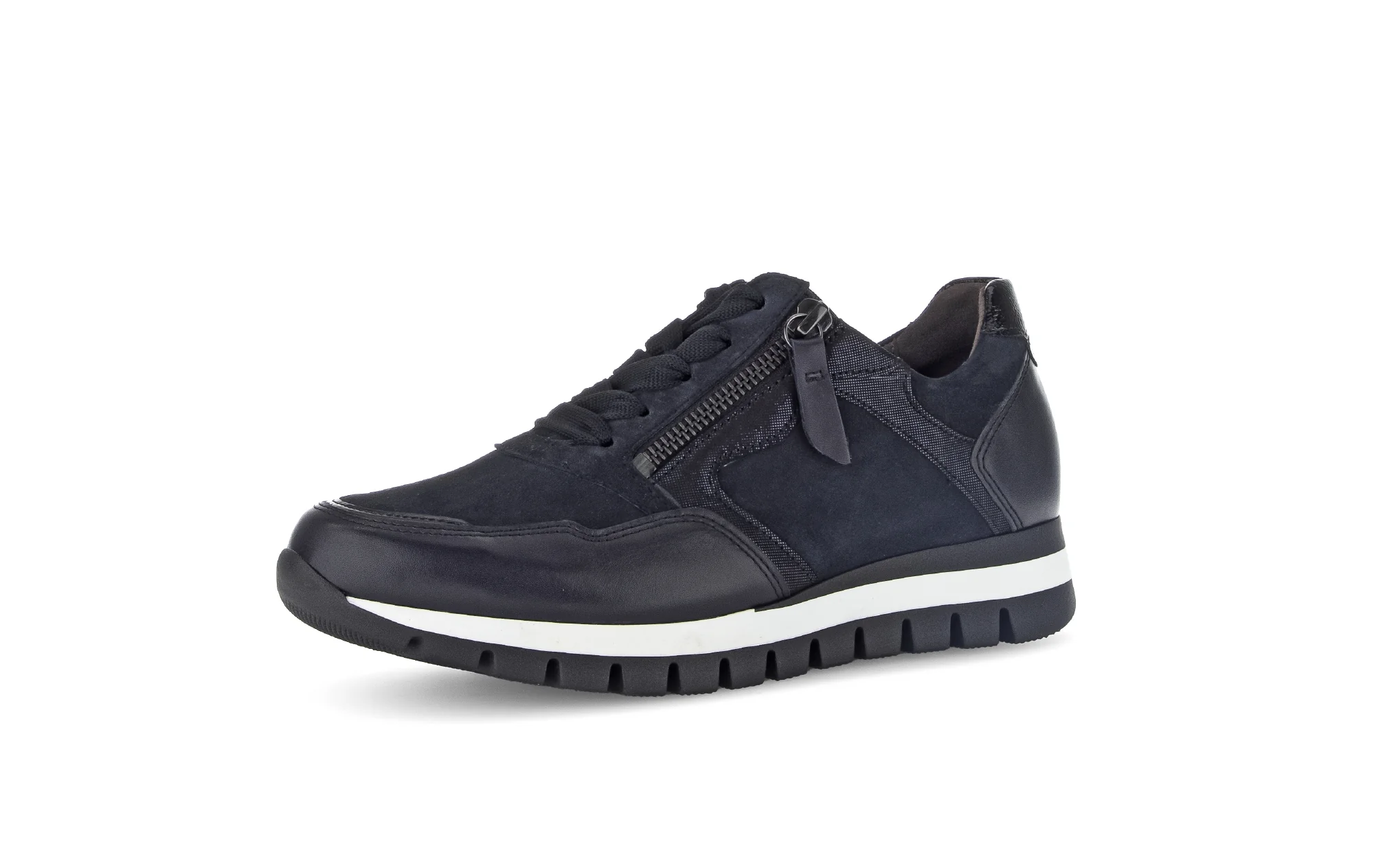 Baskets bleues en cuir - Image 6